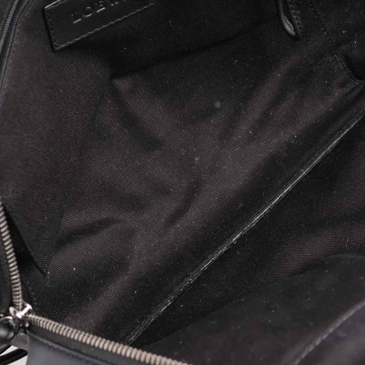 leather tote bag black — view 13