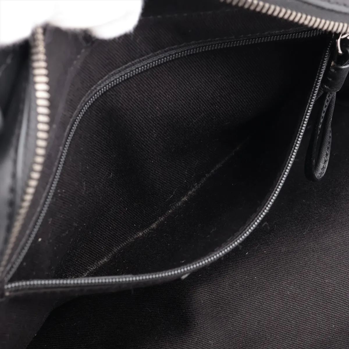 leather tote bag black — view 8