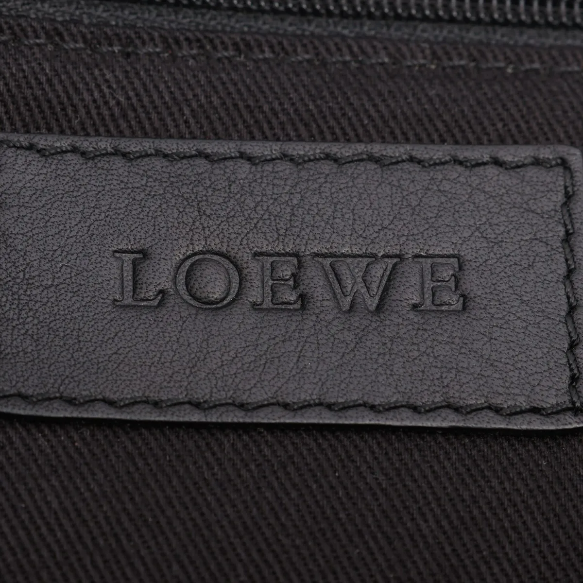 leather tote bag black — view 9