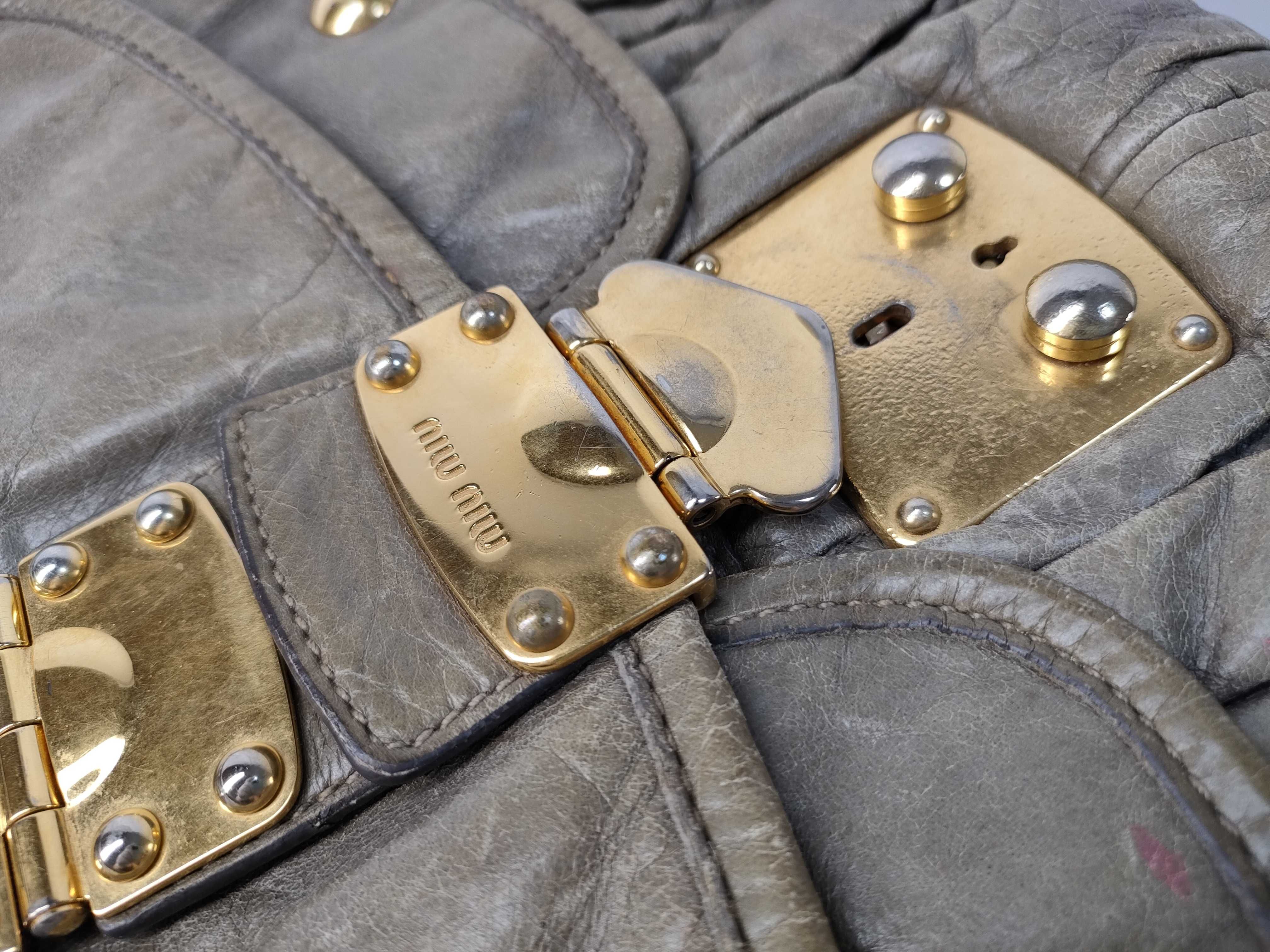 Matelassé 2-way Leather Hand/Shoulder Bag (White Tag 194) — view 12