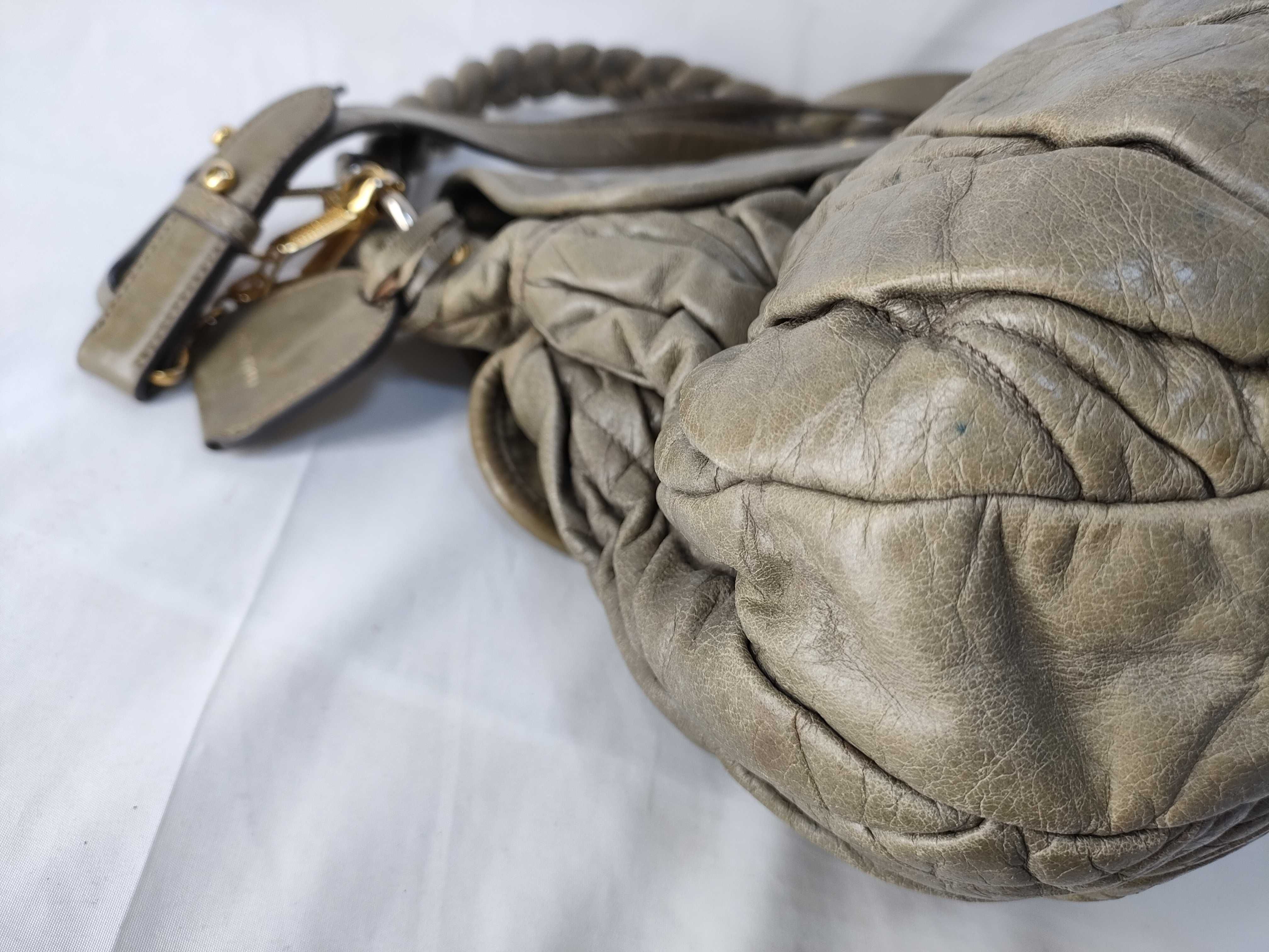 Matelassé 2-way Leather Hand/Shoulder Bag (White Tag 194) — view 5