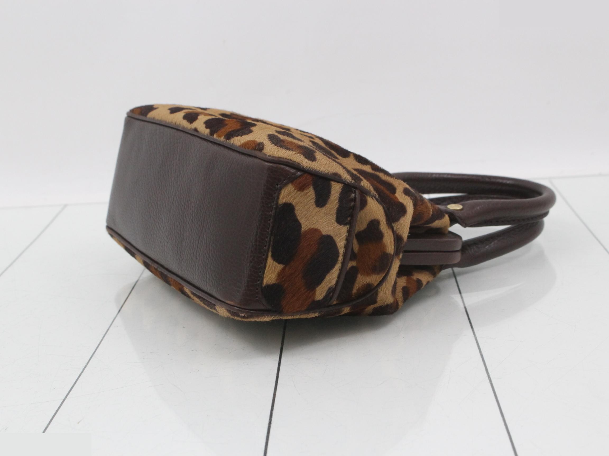 Other lines: Bags & Handbags, Leopard print, Calfskin, Clasp closure — view 6