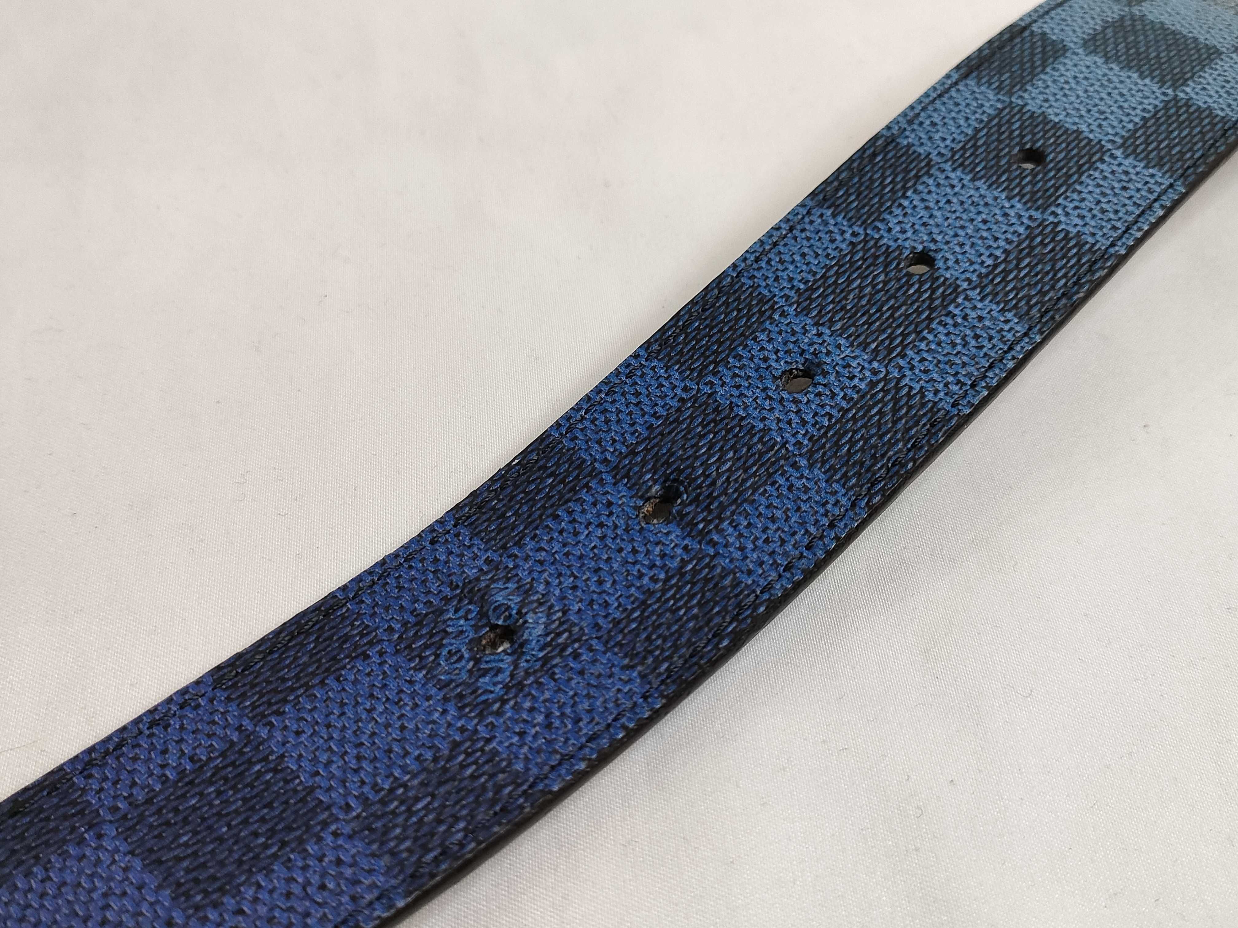 Damier Graphite Louis Vuitton Rainbow Ceinture LV Initials 40MM Gradient Reversible Belt M0249 94 AC5112 — view 7