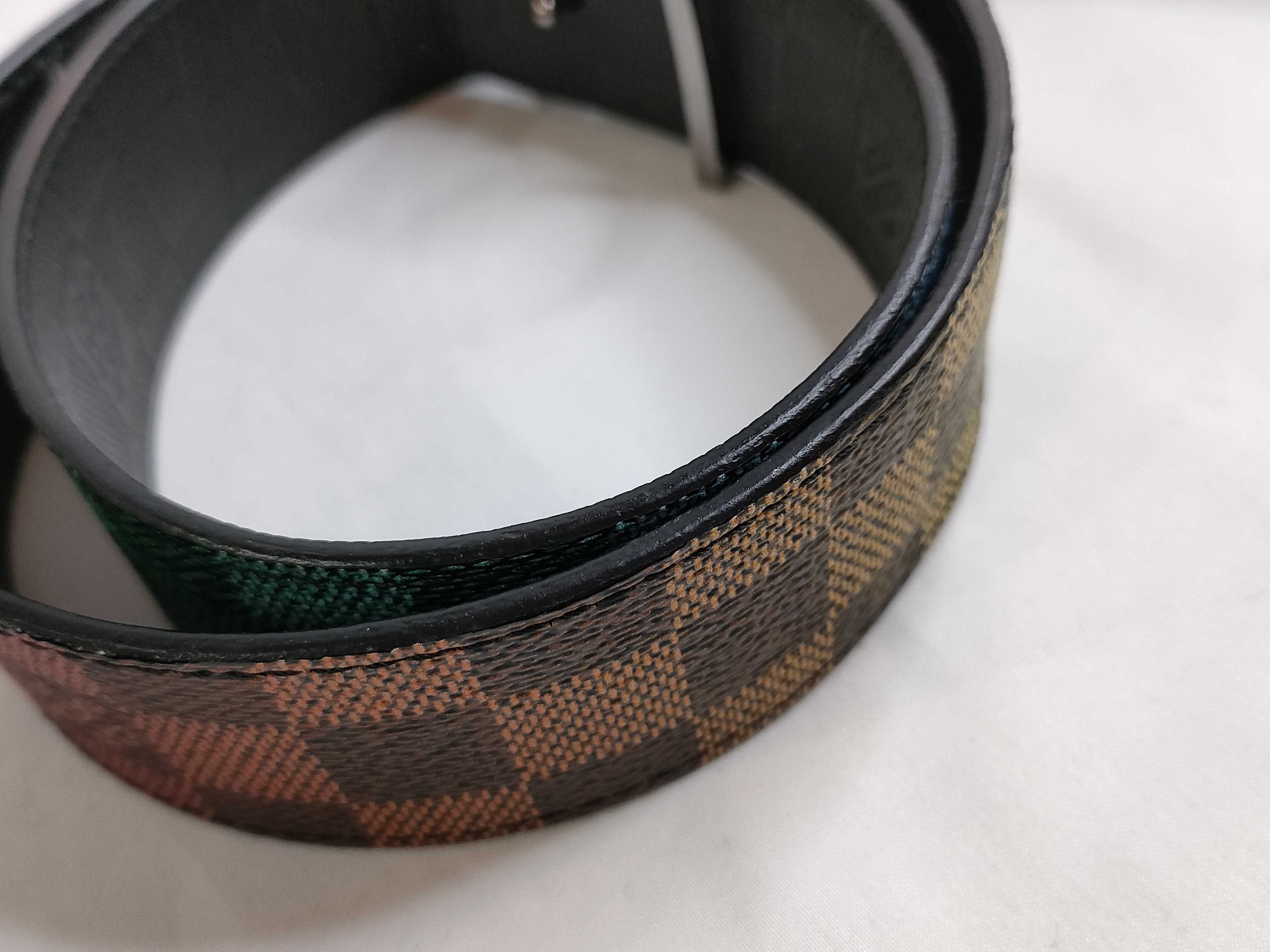 Damier Graphite Louis Vuitton Rainbow Ceinture LV Initials 40MM Gradient Reversible Belt M0249 94 AC5112 — view 10