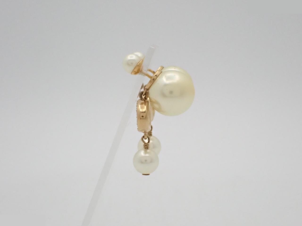 Gold earrings — view 3