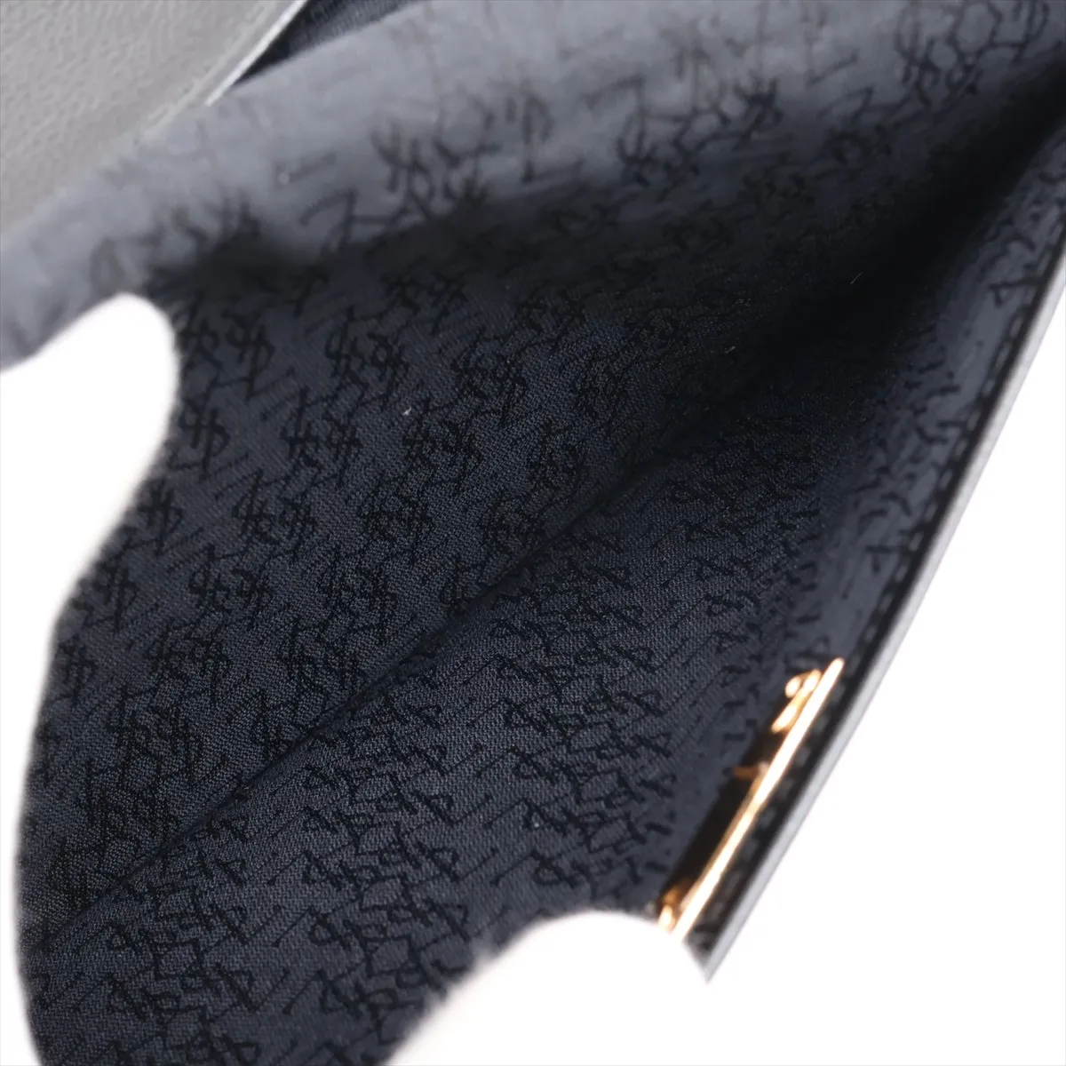 Cassandra Leather Shoulder Bag, Black — view 8