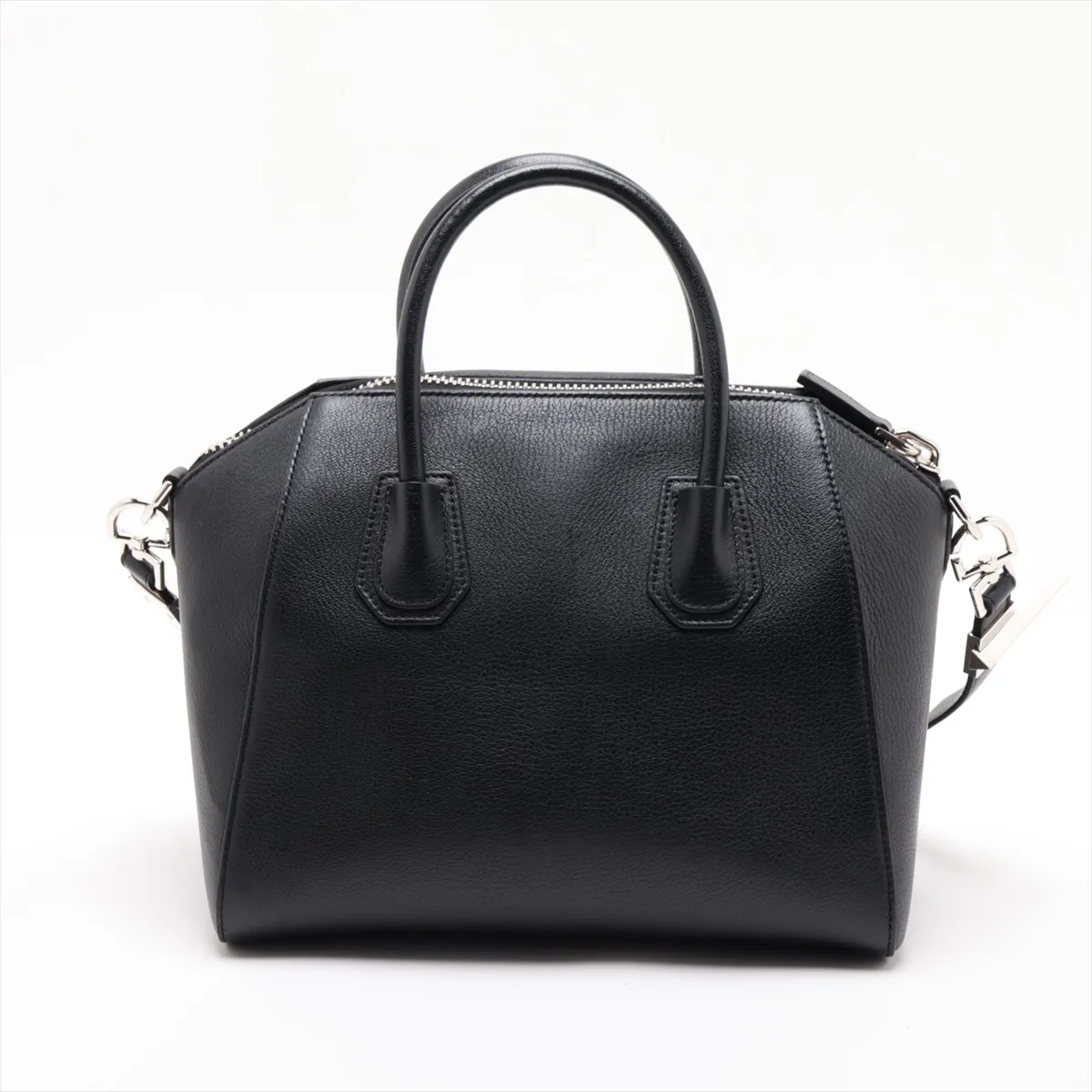 Antigona Leather 2-Way Handbag, Black — view 2