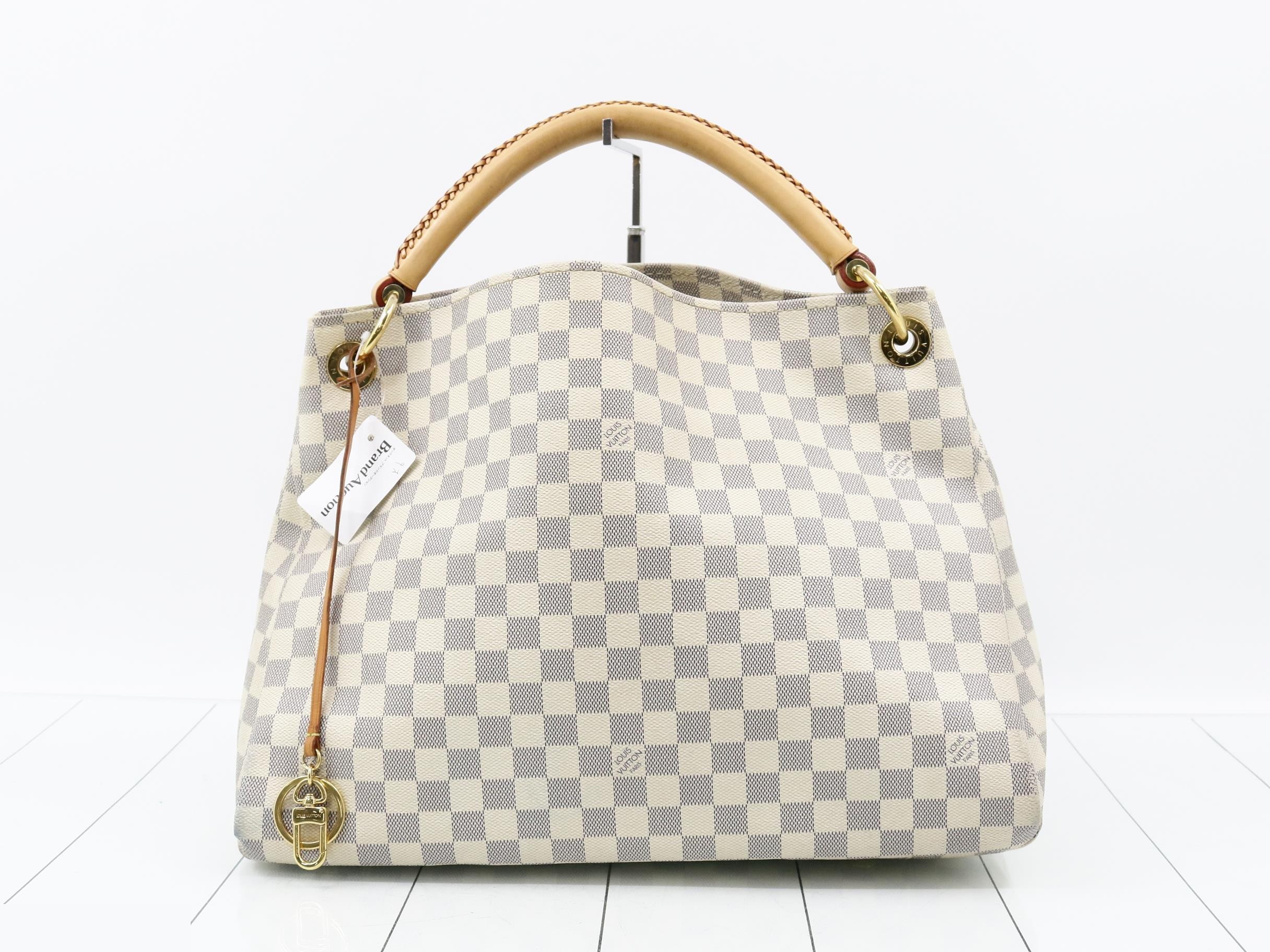 Damier Azur Artsy MM Tote Bag