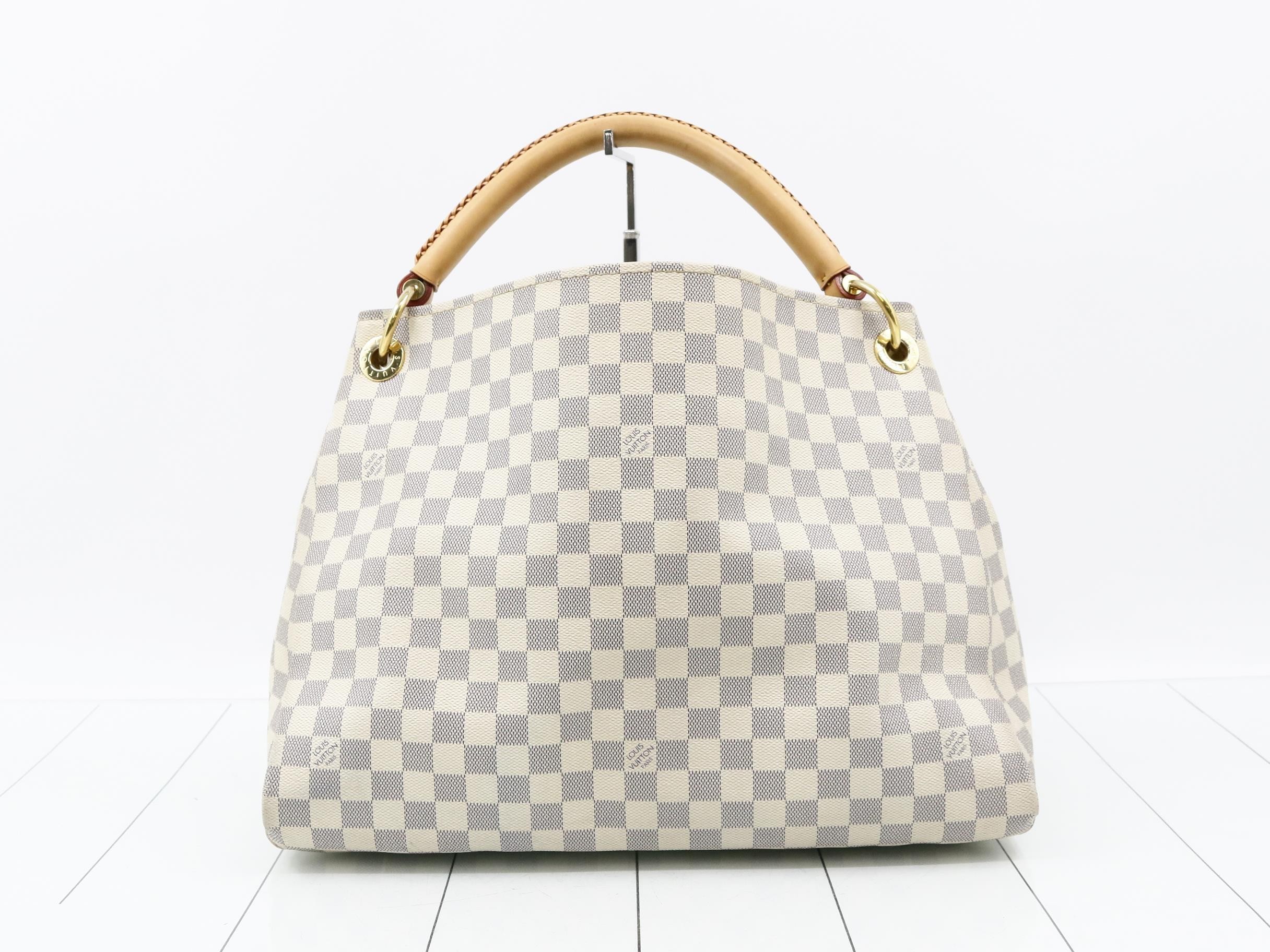 Damier Azur Artsy MM Tote Bag — view 2