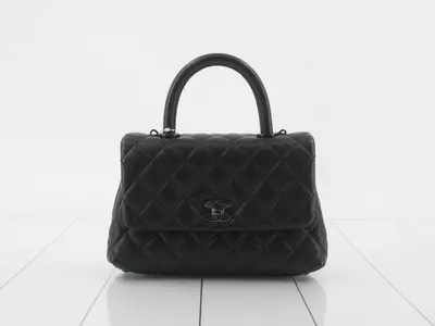 Coco Handle Caviar Skin 2-Way Handbag