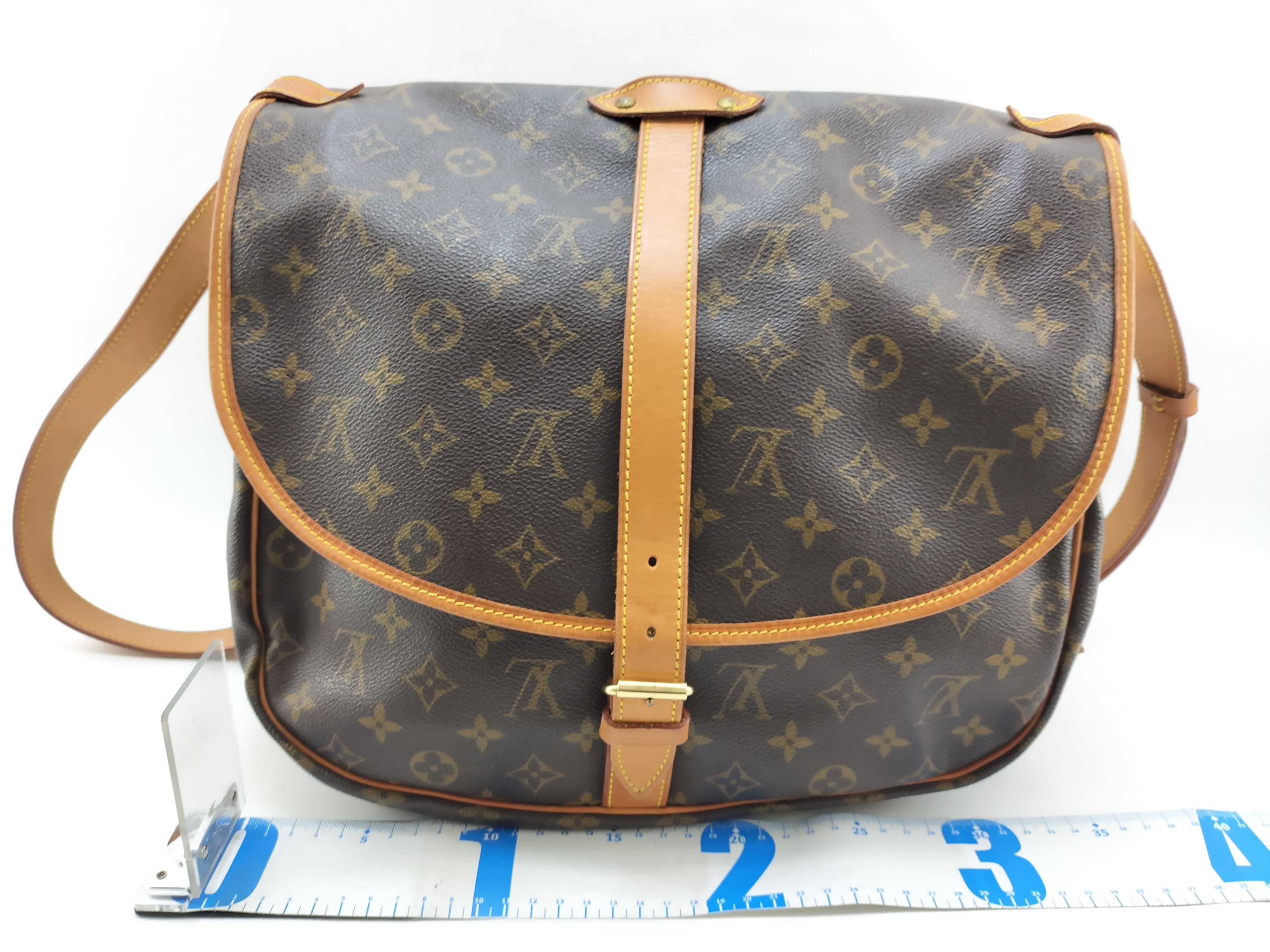 Monogram Louis Vuitton Monogram Saumur Shoulder Bag — view 2