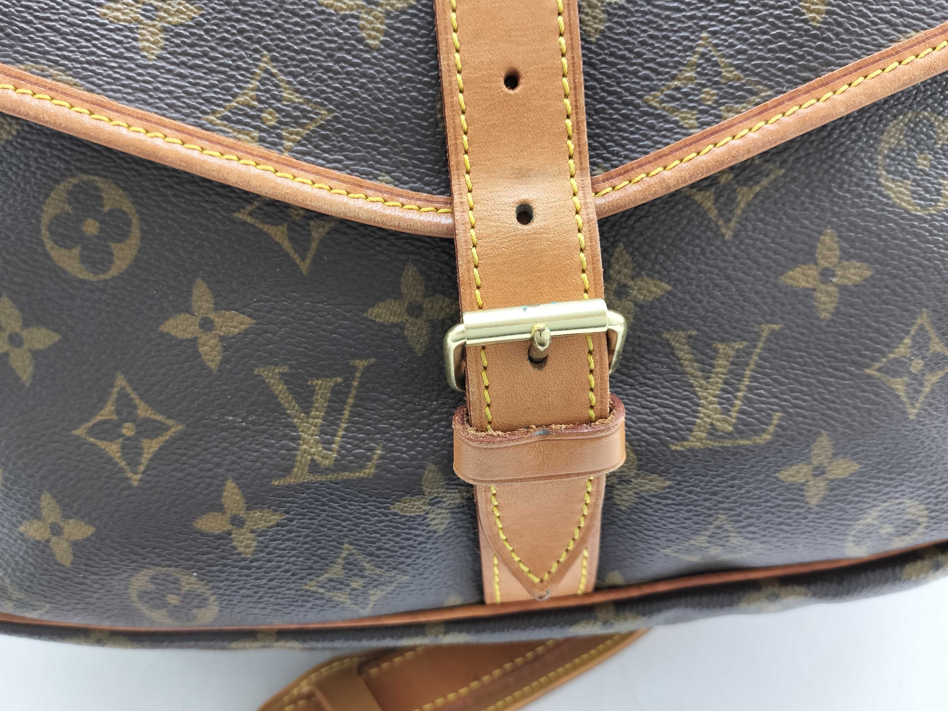Monogram Louis Vuitton Monogram Saumur Shoulder Bag — view 8