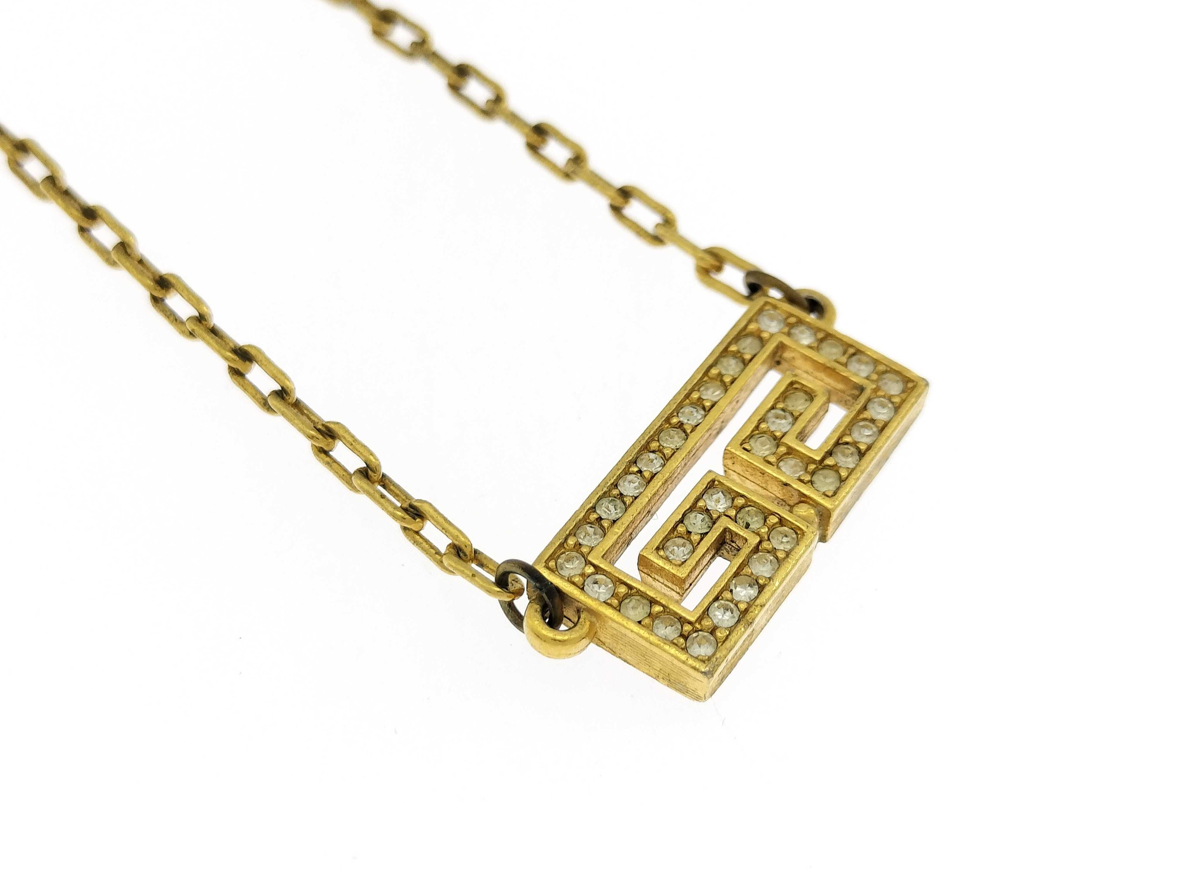 Rhinestone Necklace — view 2