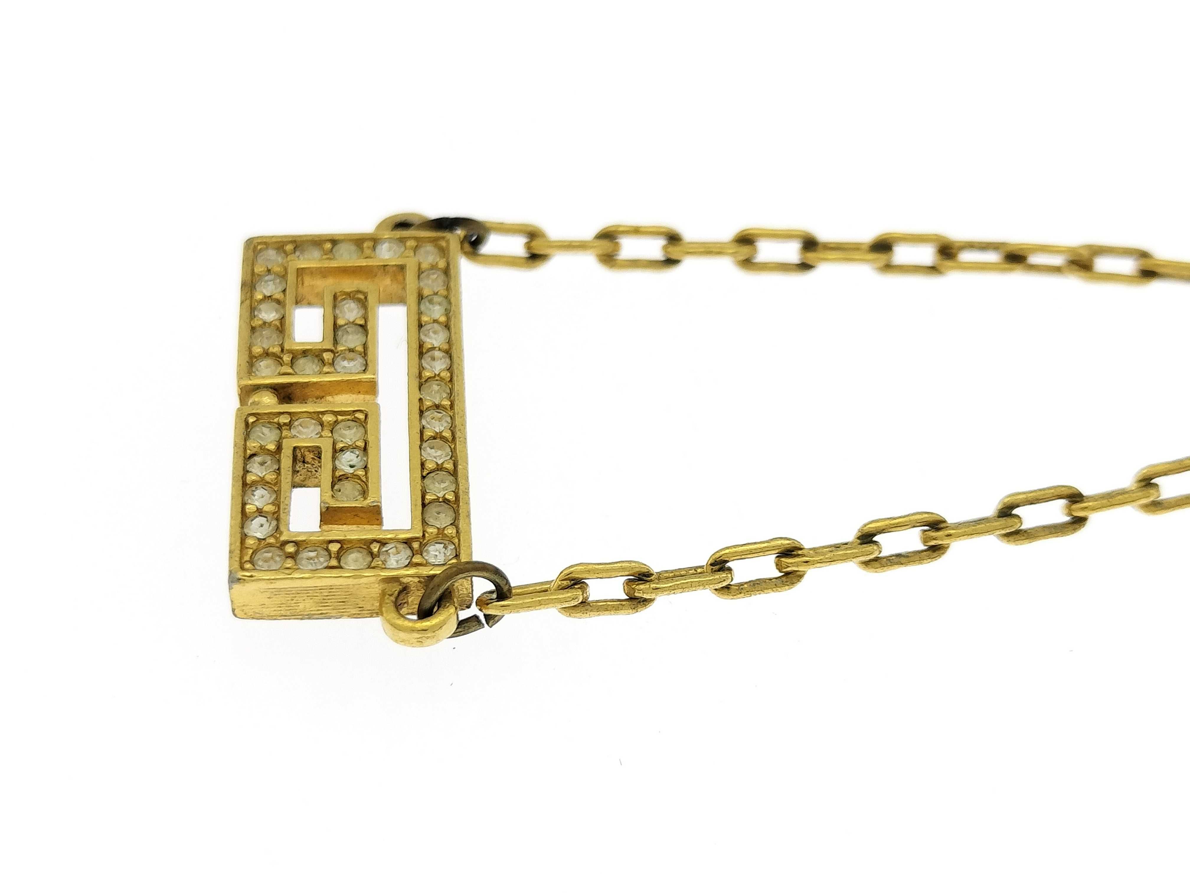 Rhinestone Necklace — view 3