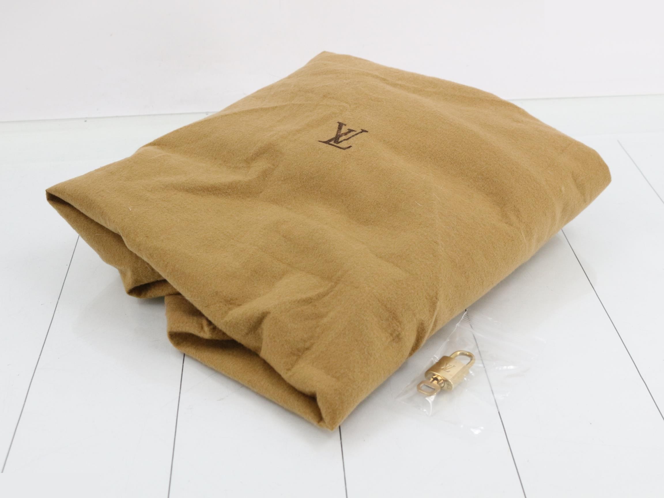 Keepall 50 Kenya Brown Poigner with name tag — view 7