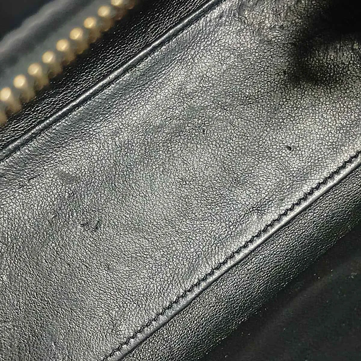 Luggage Nano Shopper Leather 2-Way Handbag, Black — view 12