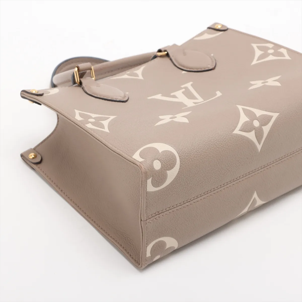 Bicolor Monogram Empreinte On the Go PM M45779 Beige RFID Reactive — view 4