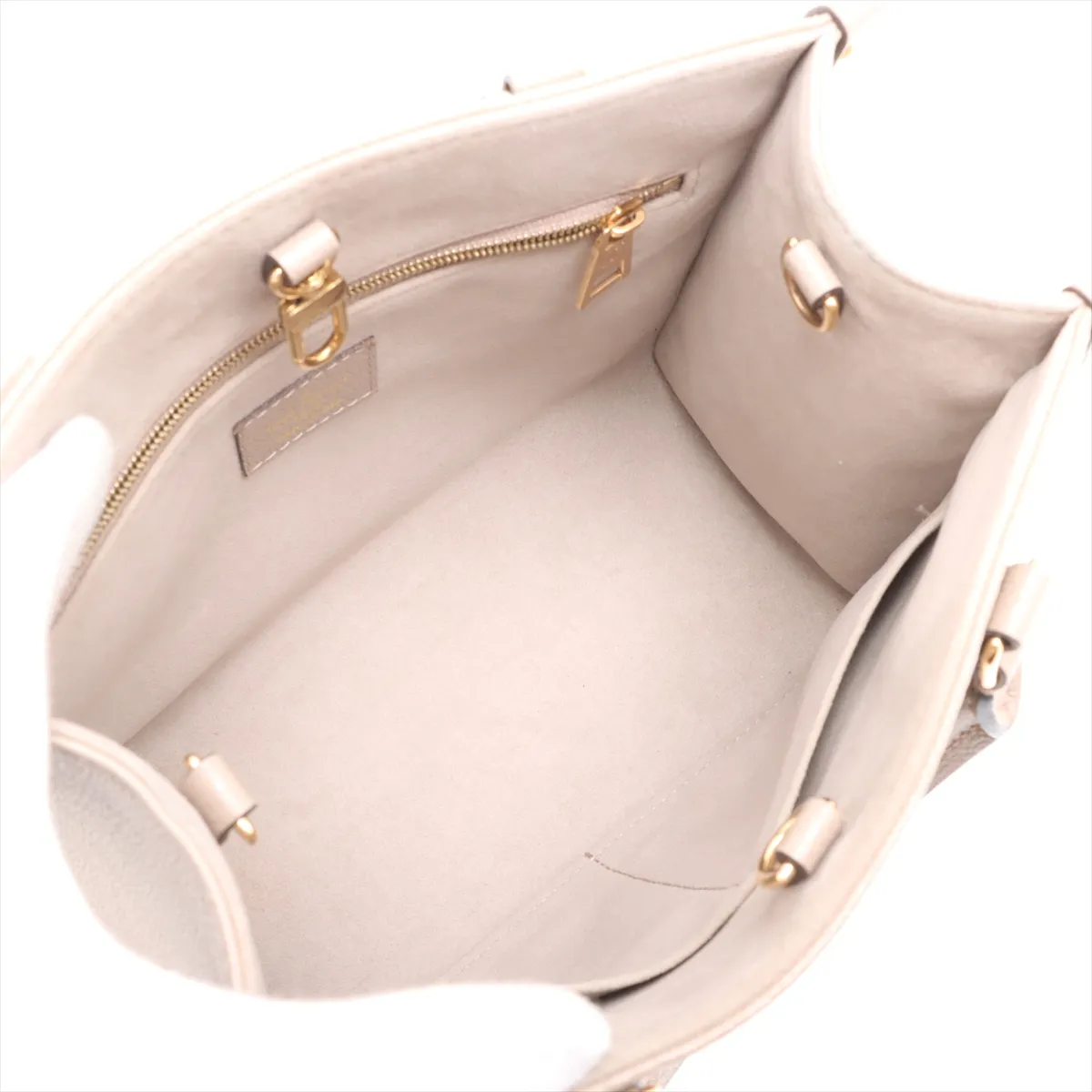 Bicolor Monogram Empreinte On the Go PM M45779 Beige RFID Reactive — view 8