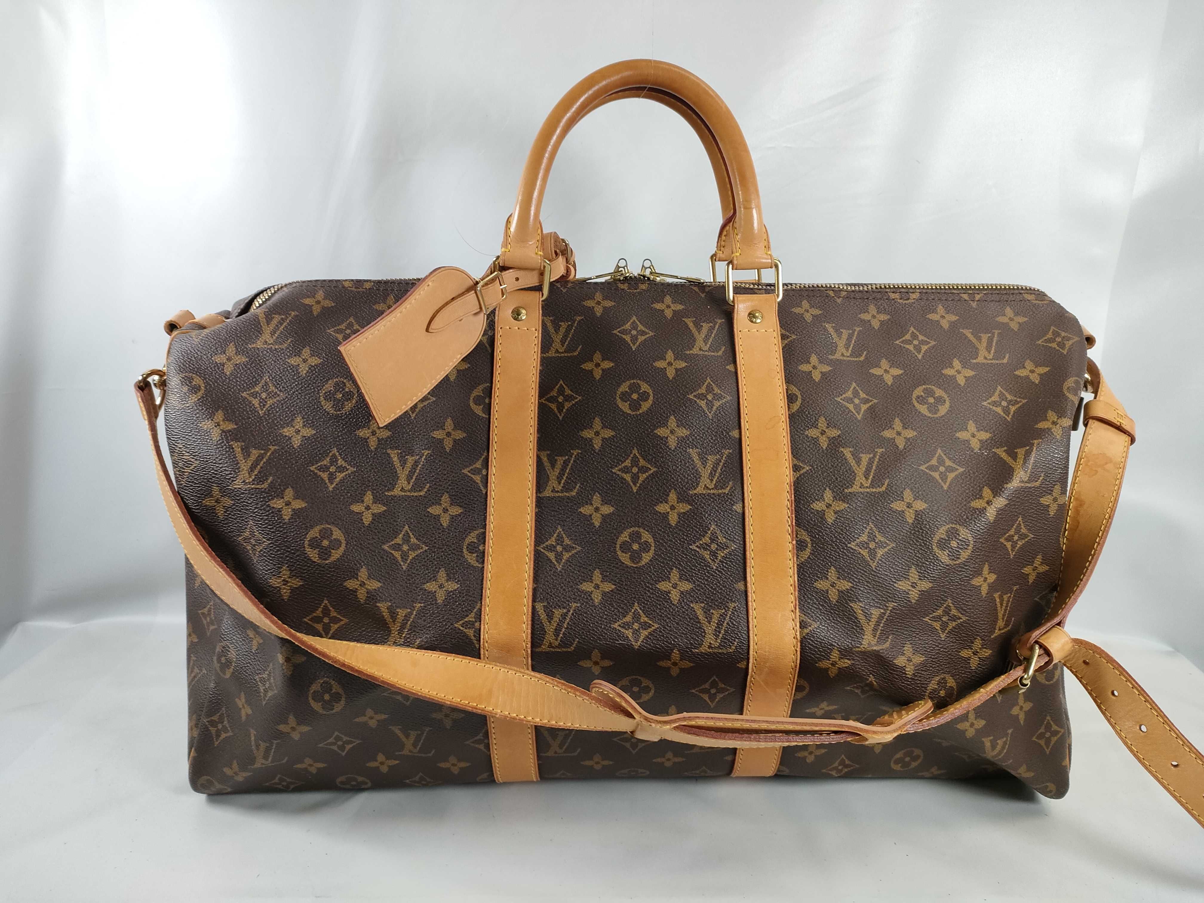 Monogram M41416 Keepall Bandoulière 50 Boston Bag