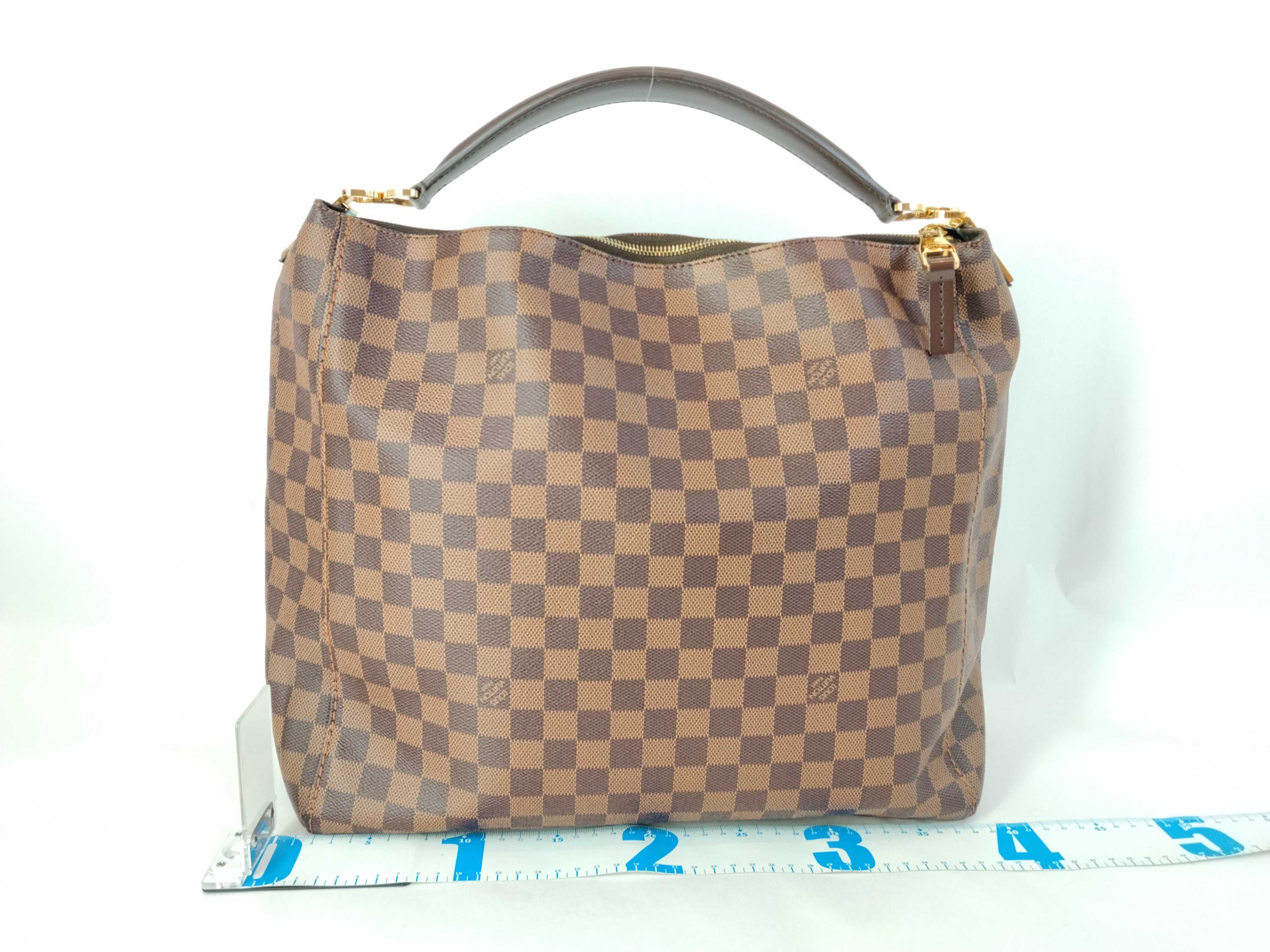 Damier 23) A. Portobello PM Shoulder Bag Damier Brown Shoulder Bag — view 2