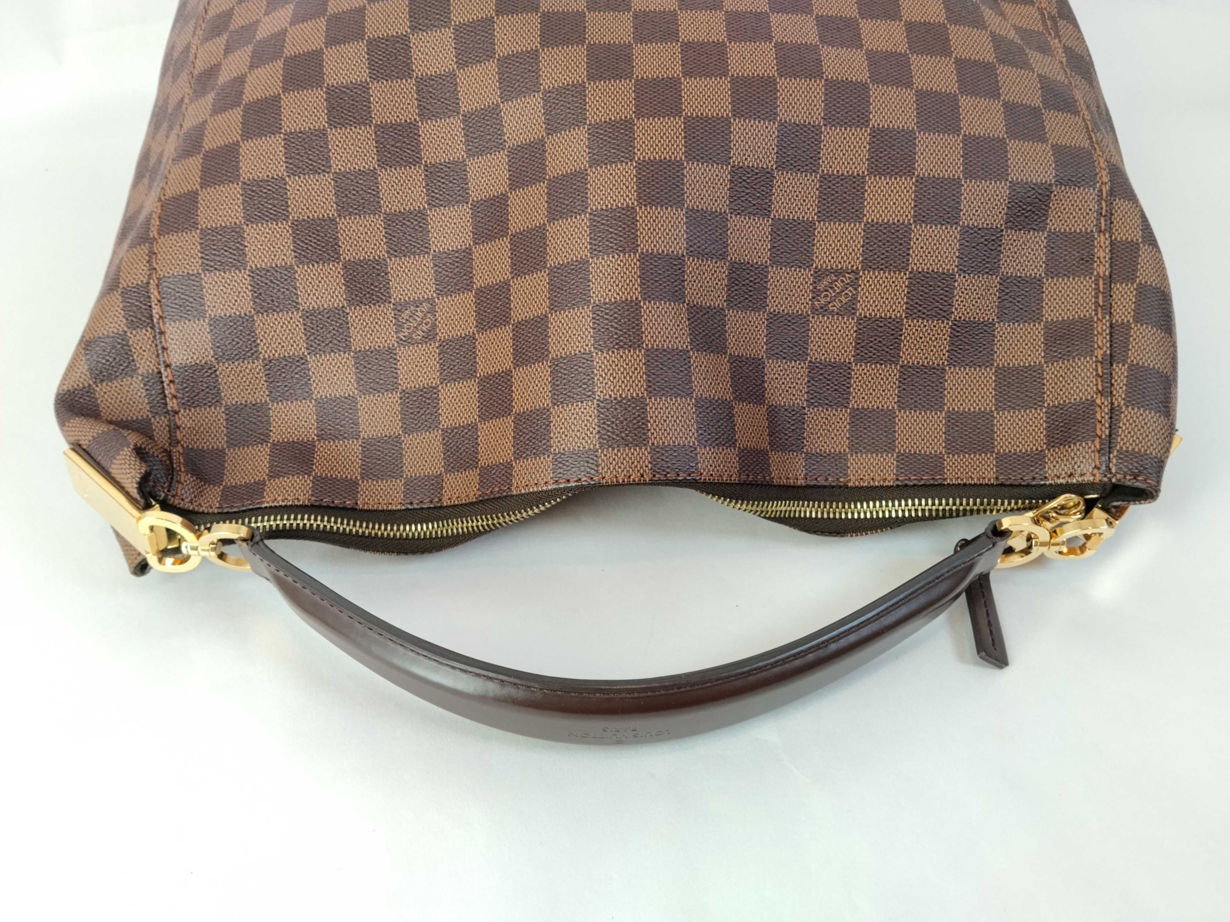 Damier 23) A. Portobello PM Shoulder Bag Damier Brown Shoulder Bag — view 3