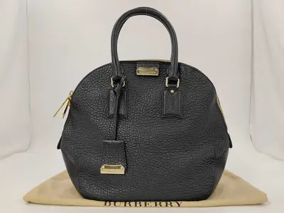 BAG LEATHER TOTE BLACK Handbag