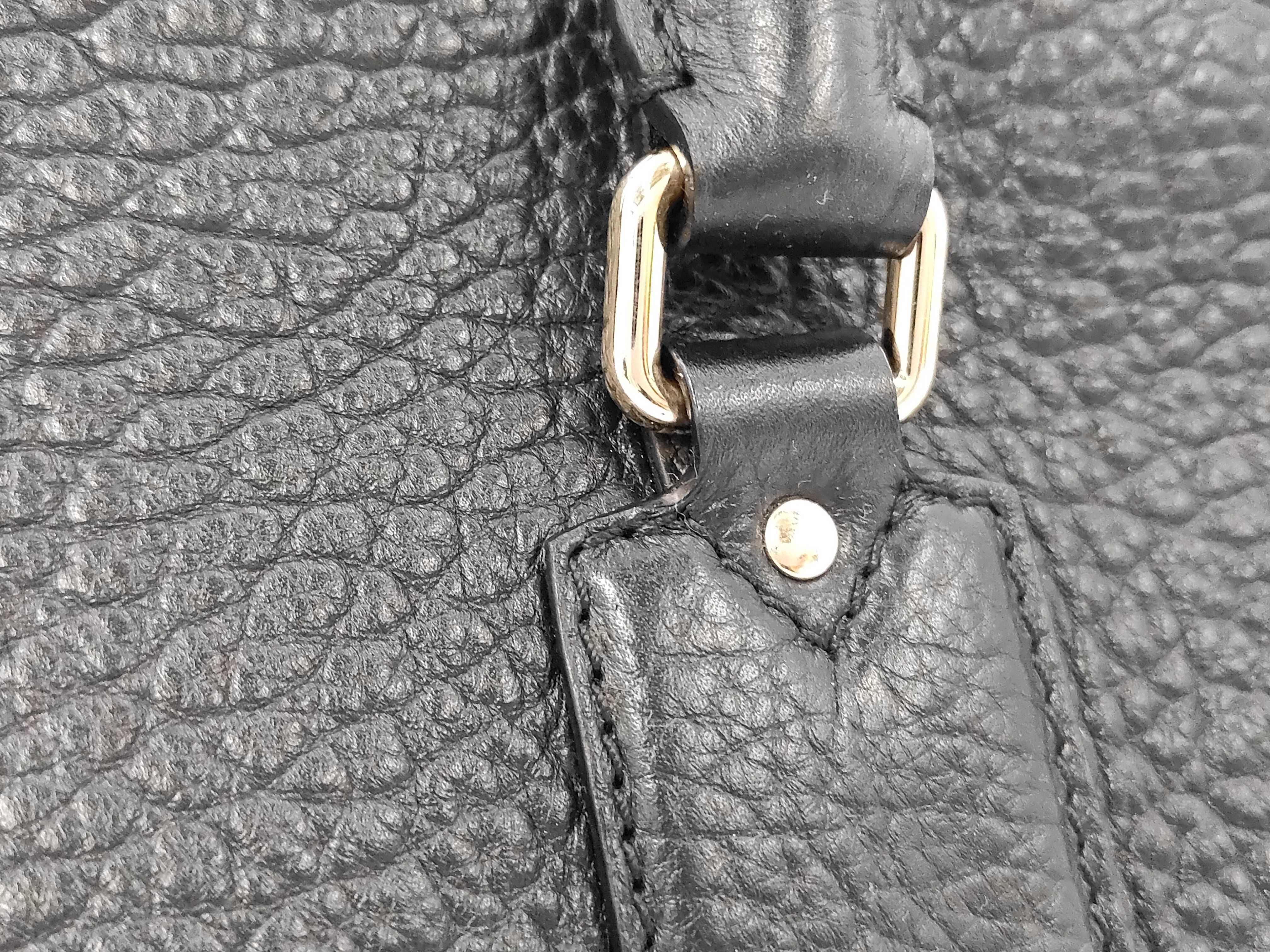 BAG LEATHER TOTE BLACK Handbag — view 3