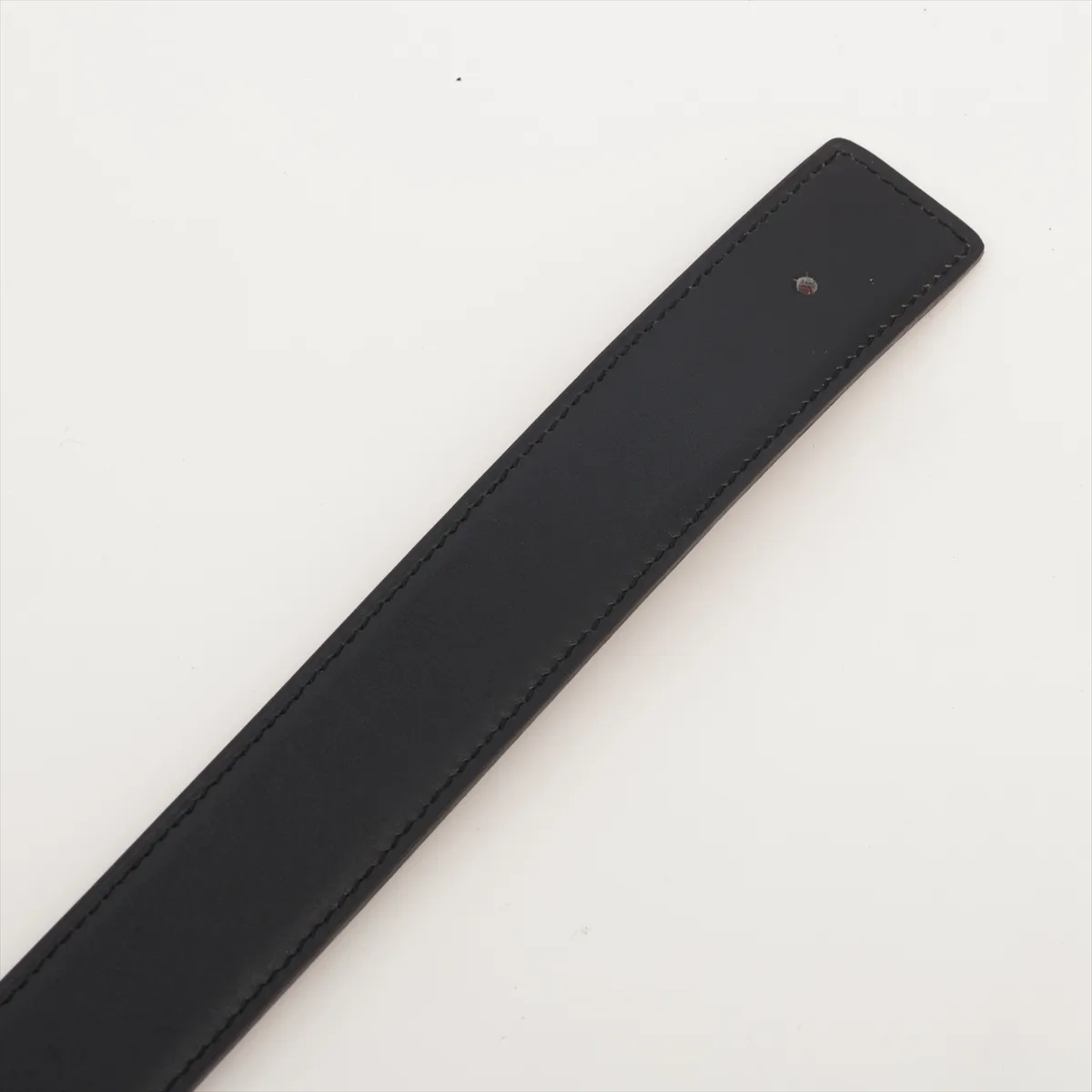 H-belt M:2009 Belt 95 Leather Black x Gold — view 2