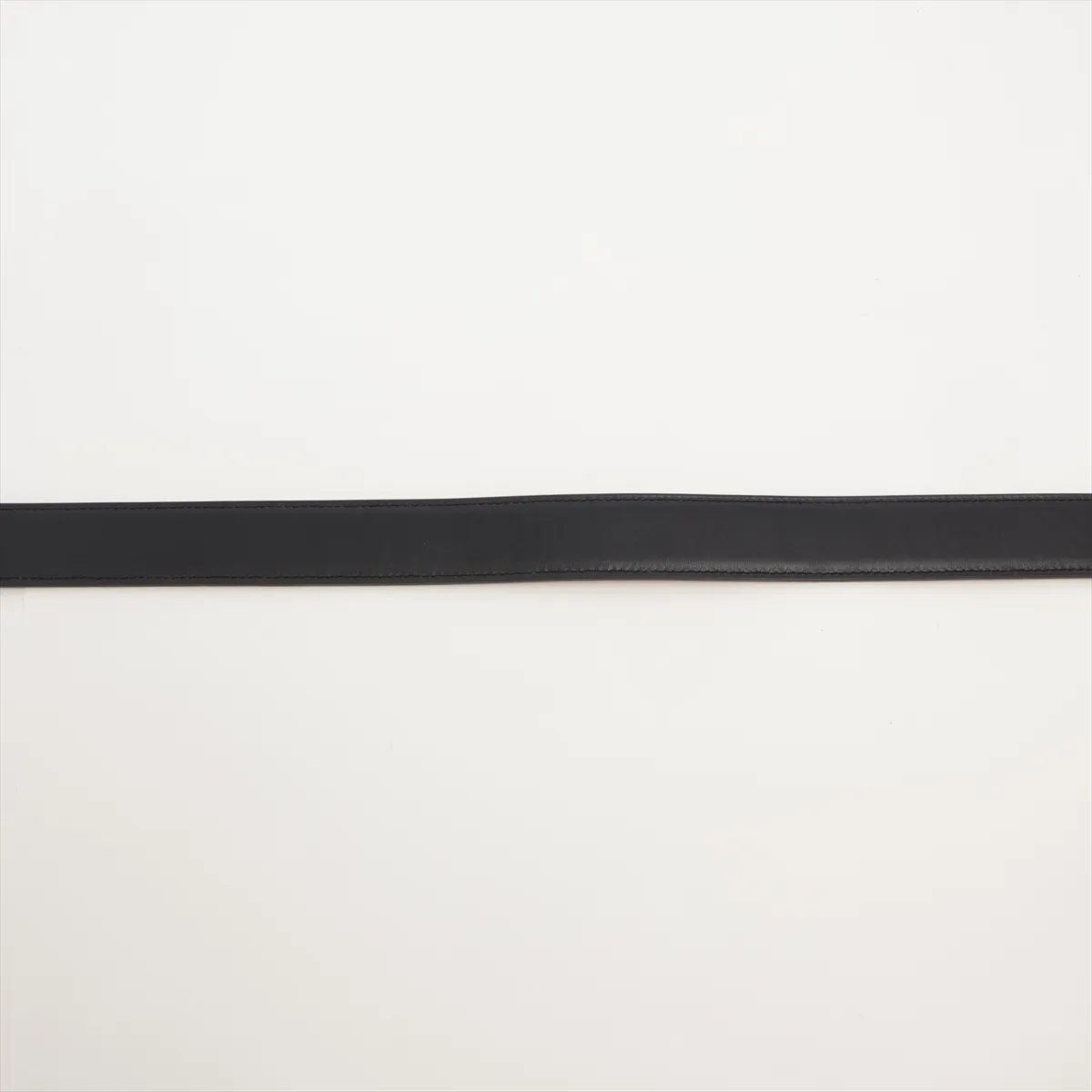 H-belt M:2009 Belt 95 Leather Black x Gold — view 4