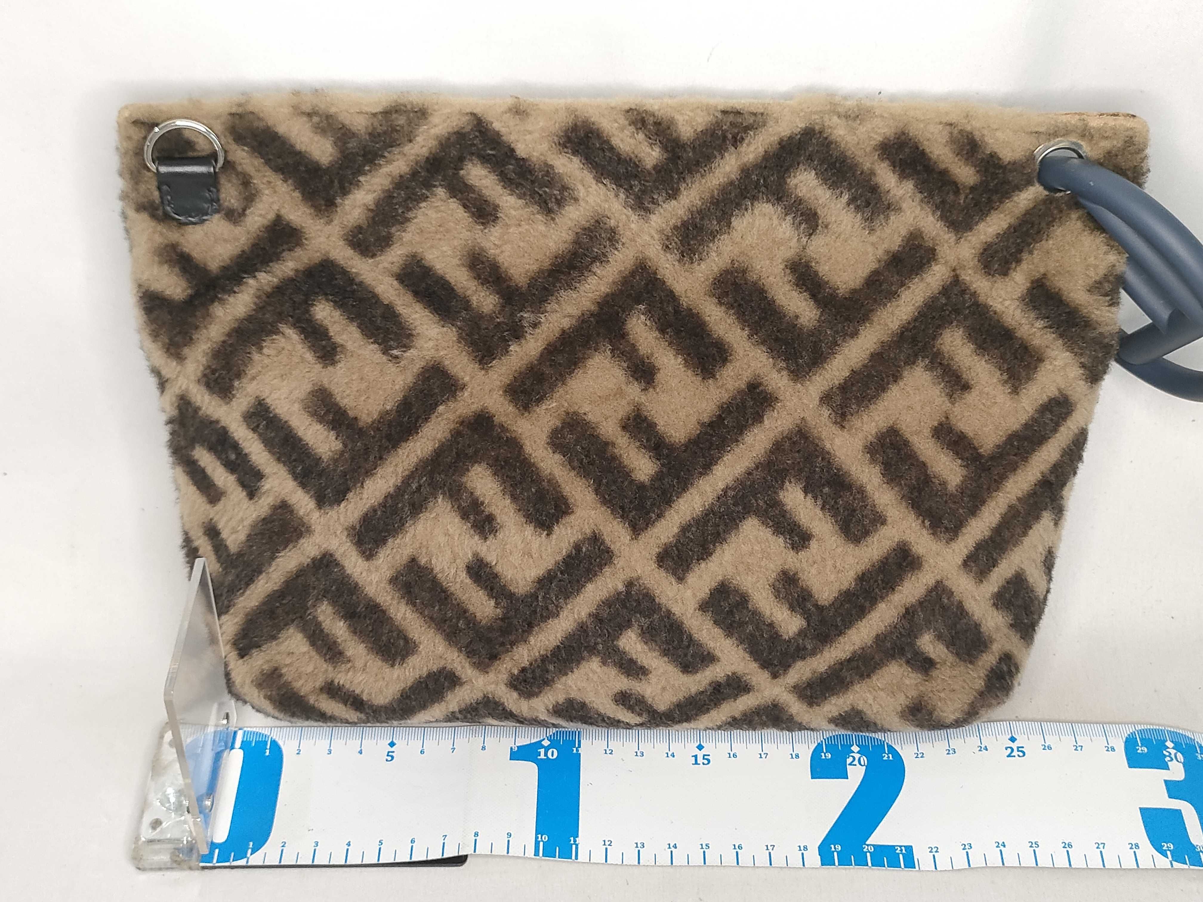 Zucca pattern Zucca wool clutch bag 7N0093 clutch bag — view 2