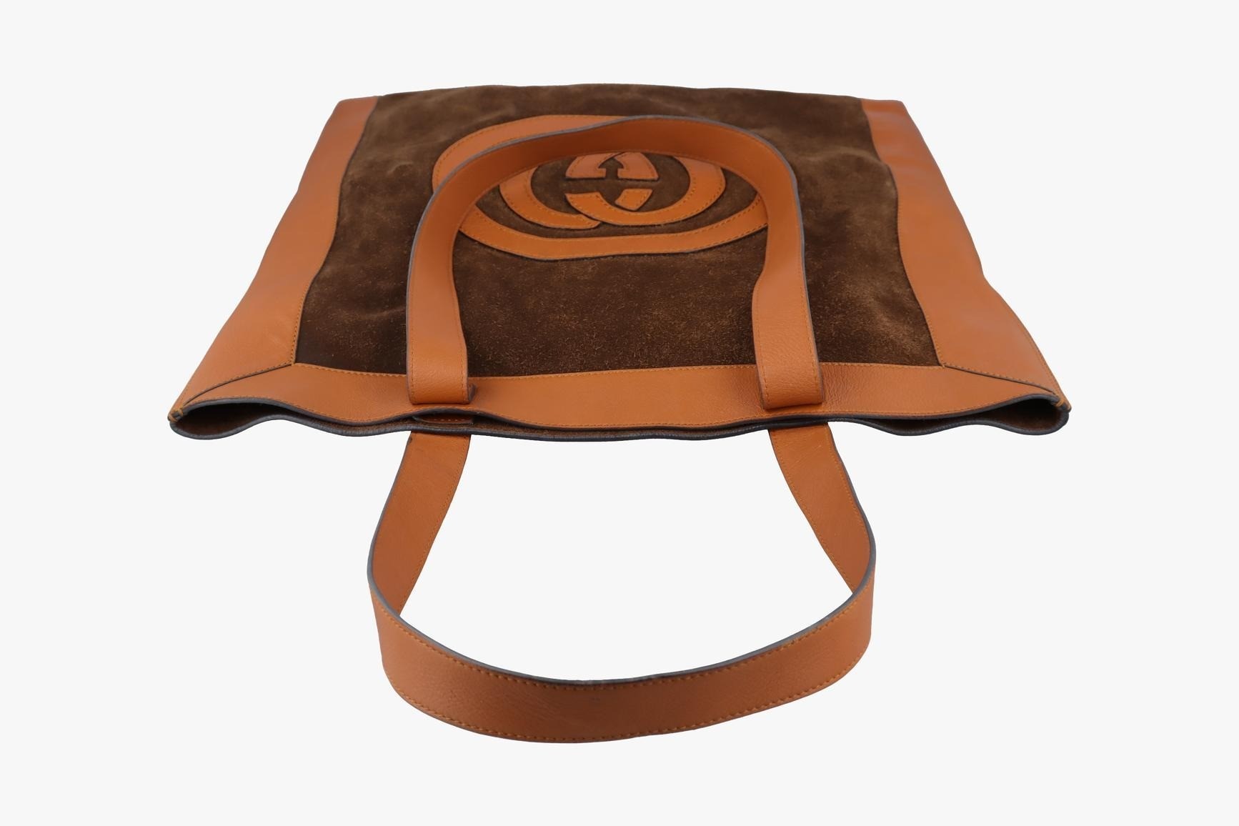 Ophidia Tote Suede x Leather Brown — view 5