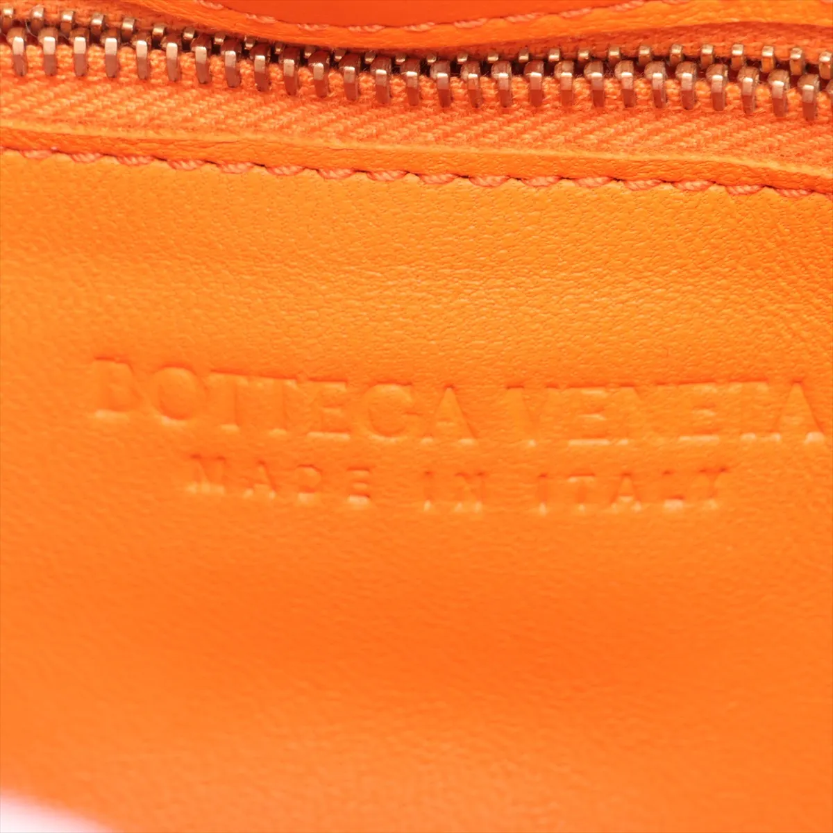 Maxi Intrecciato Padded Cassette Leather Shoulder Bag, Orange — view 8