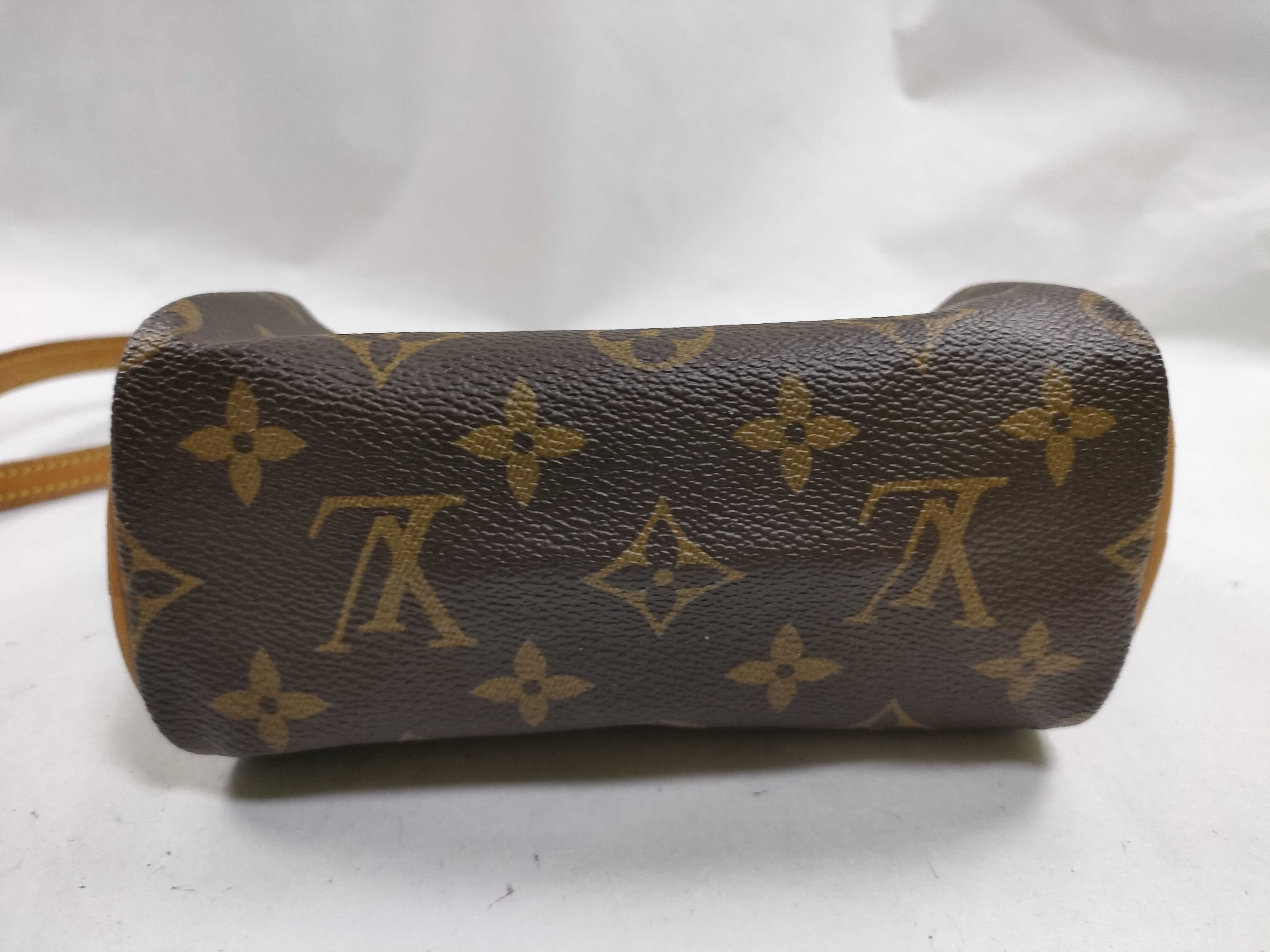 Monogram Louis Vuitton Monogram Mini Speedy M41534 Handbag with Shoulder Strap — view 11