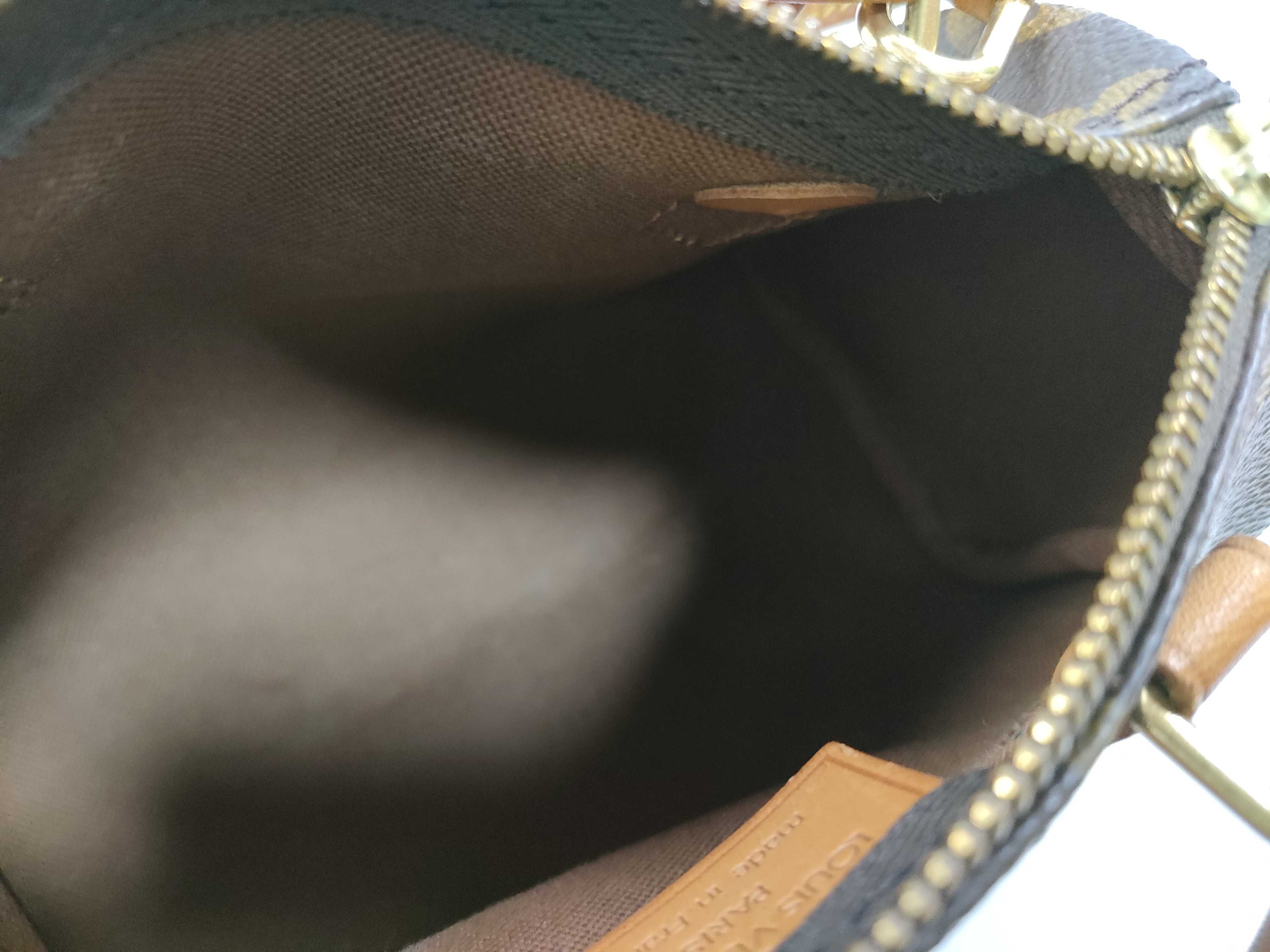 Monogram Louis Vuitton Monogram Mini Speedy M41534 Handbag with Shoulder Strap — view 14