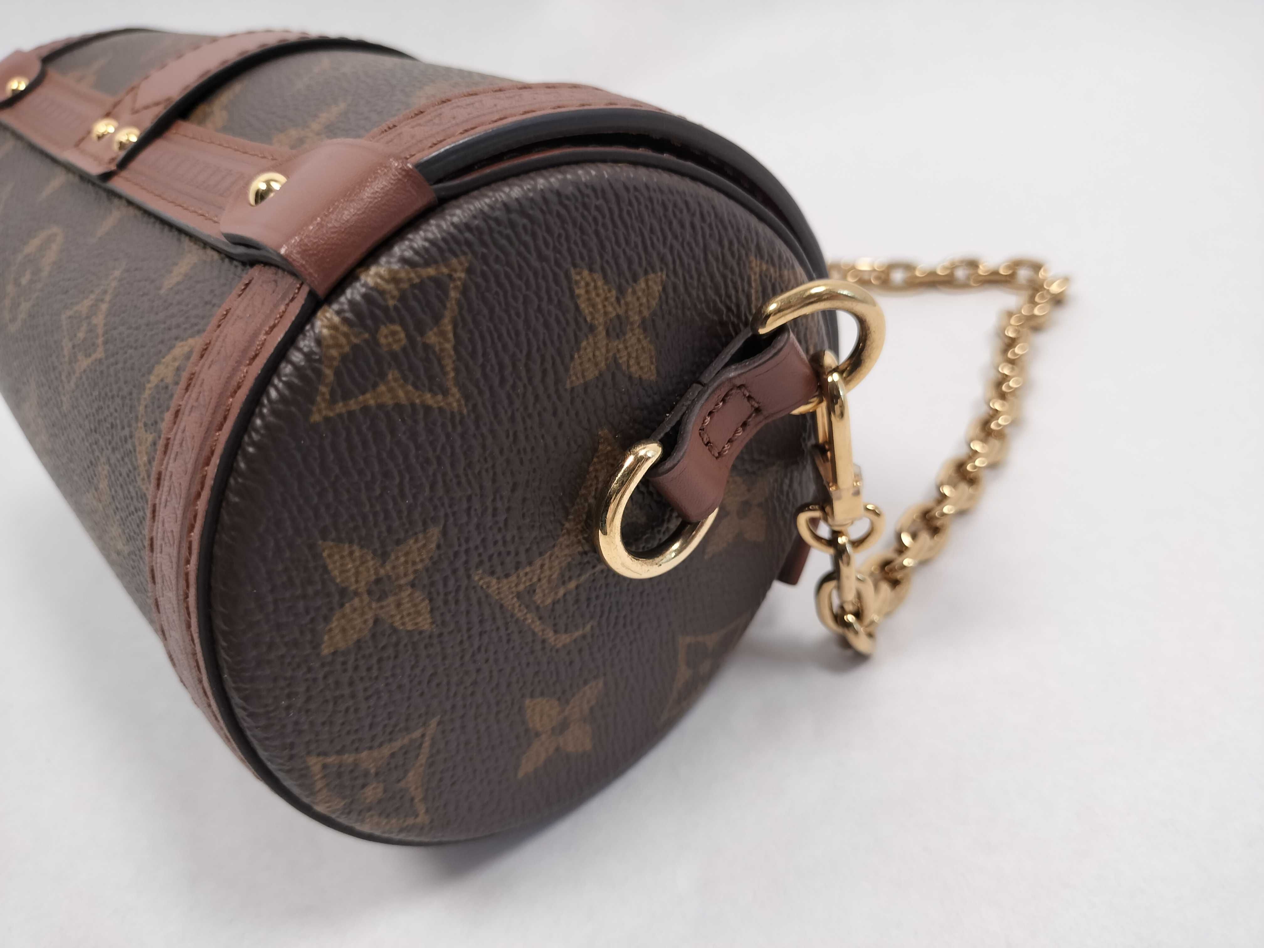 Monogram Louis Vuitton Papillon Shoulder Bag — view 13