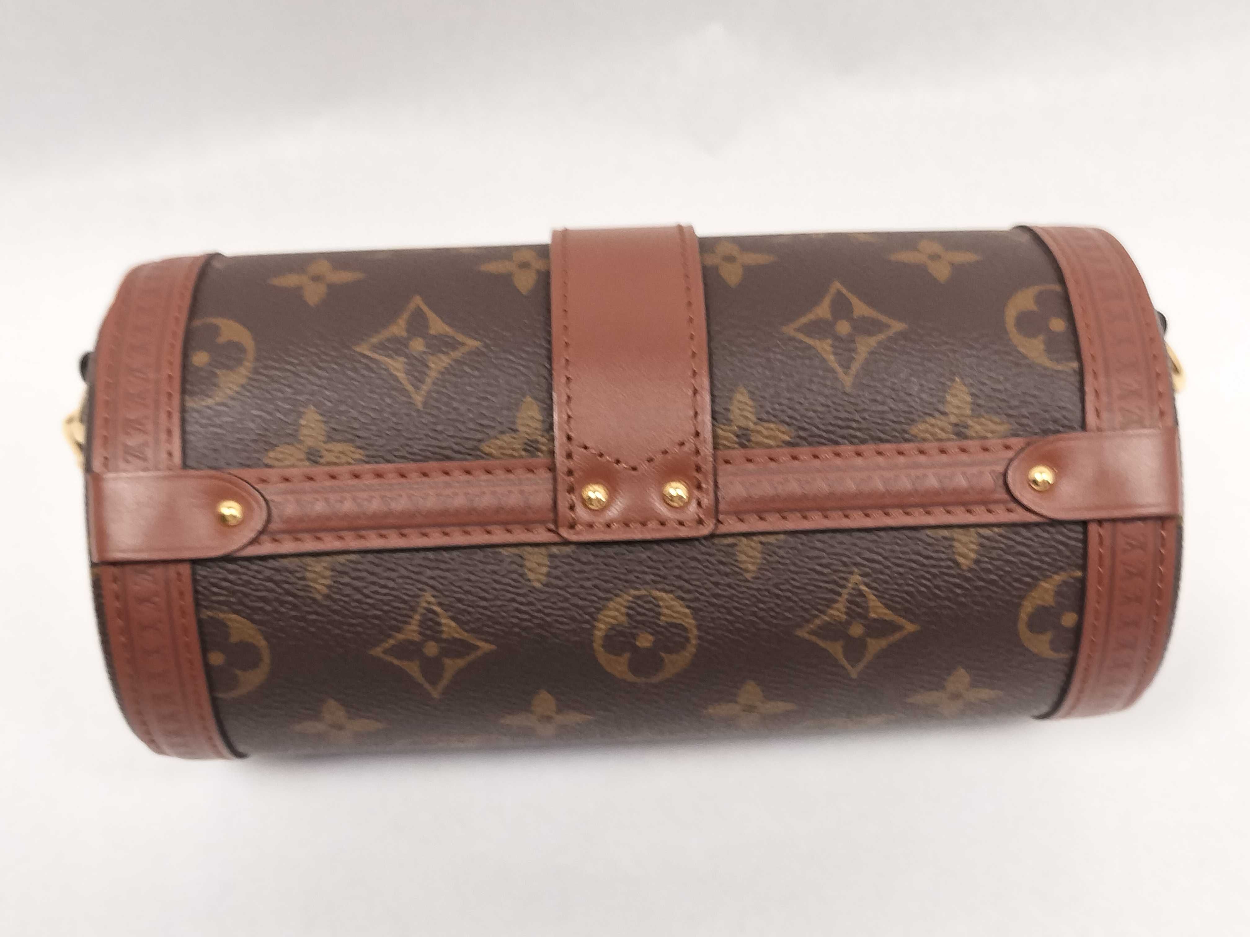 Monogram Louis Vuitton Papillon Shoulder Bag — view 7