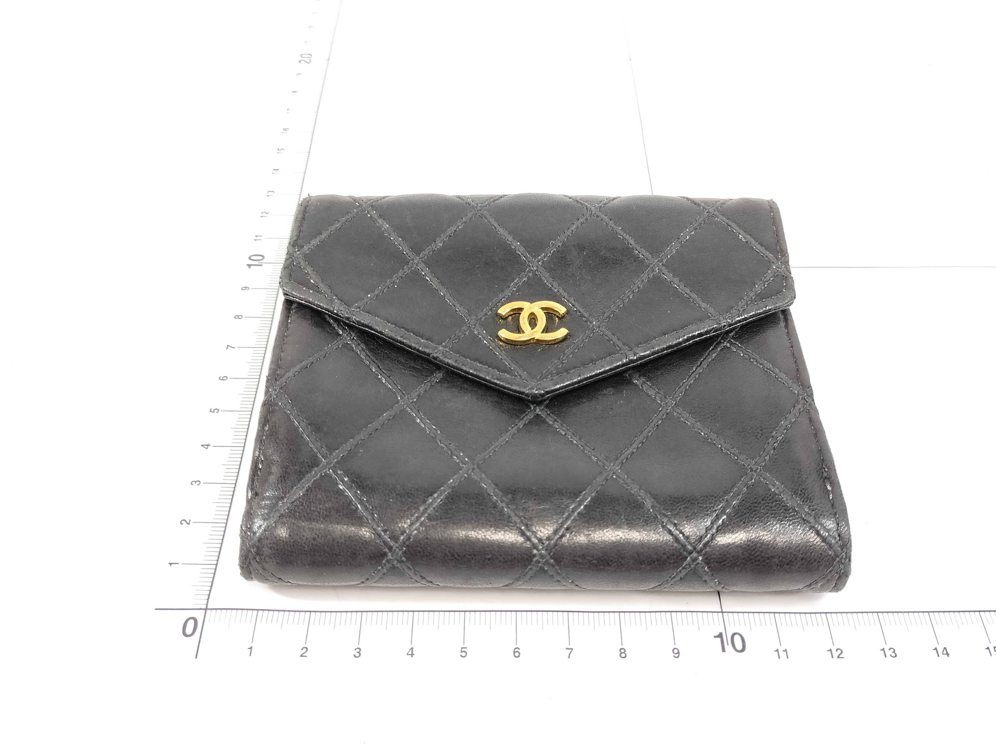 Calfskin Bicolore Double Snap Wallet with Box and Guarantee Card — view 2