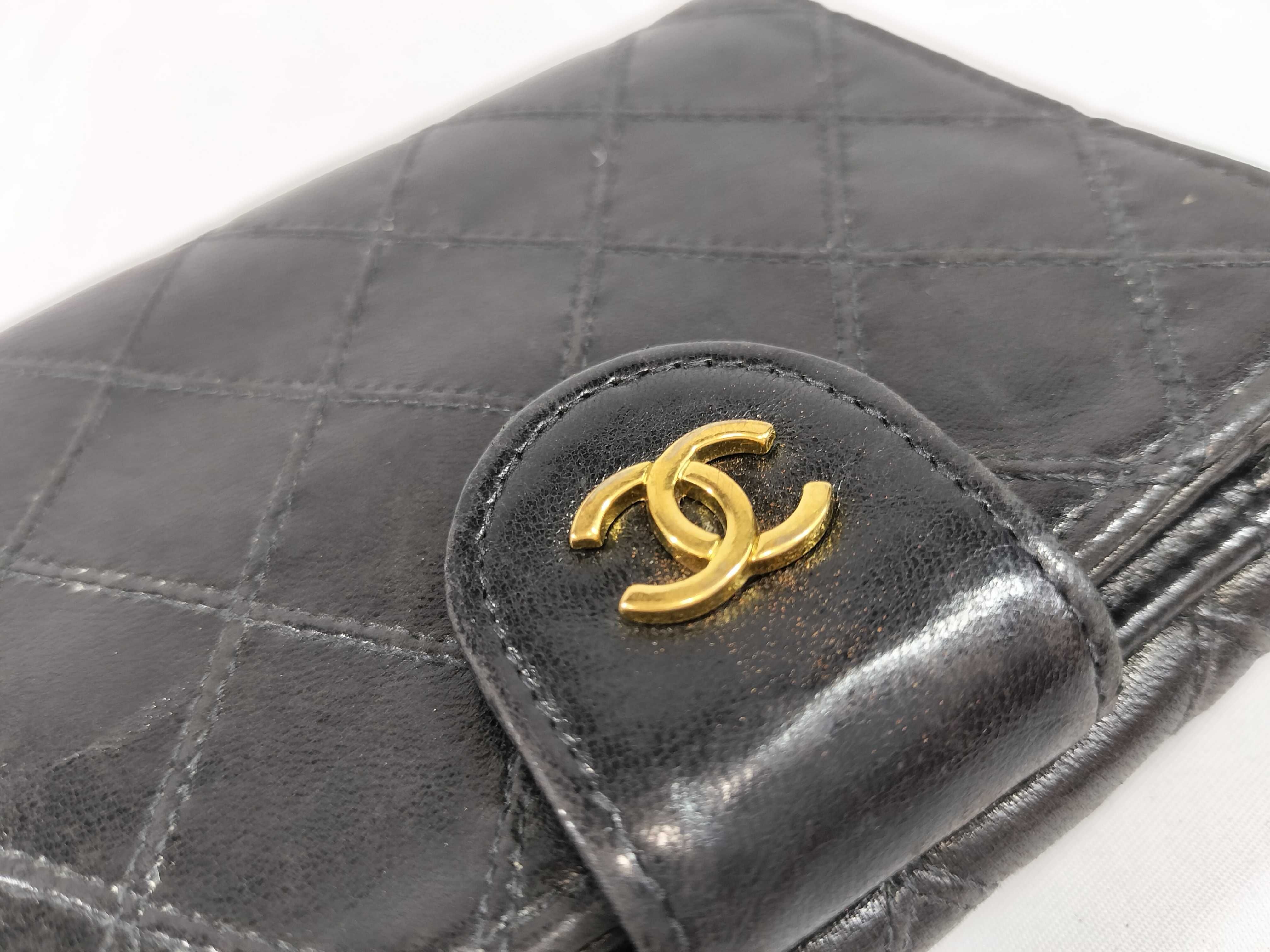 Calfskin Bicolore Double Snap Wallet with Box and Guarantee Card — view 14