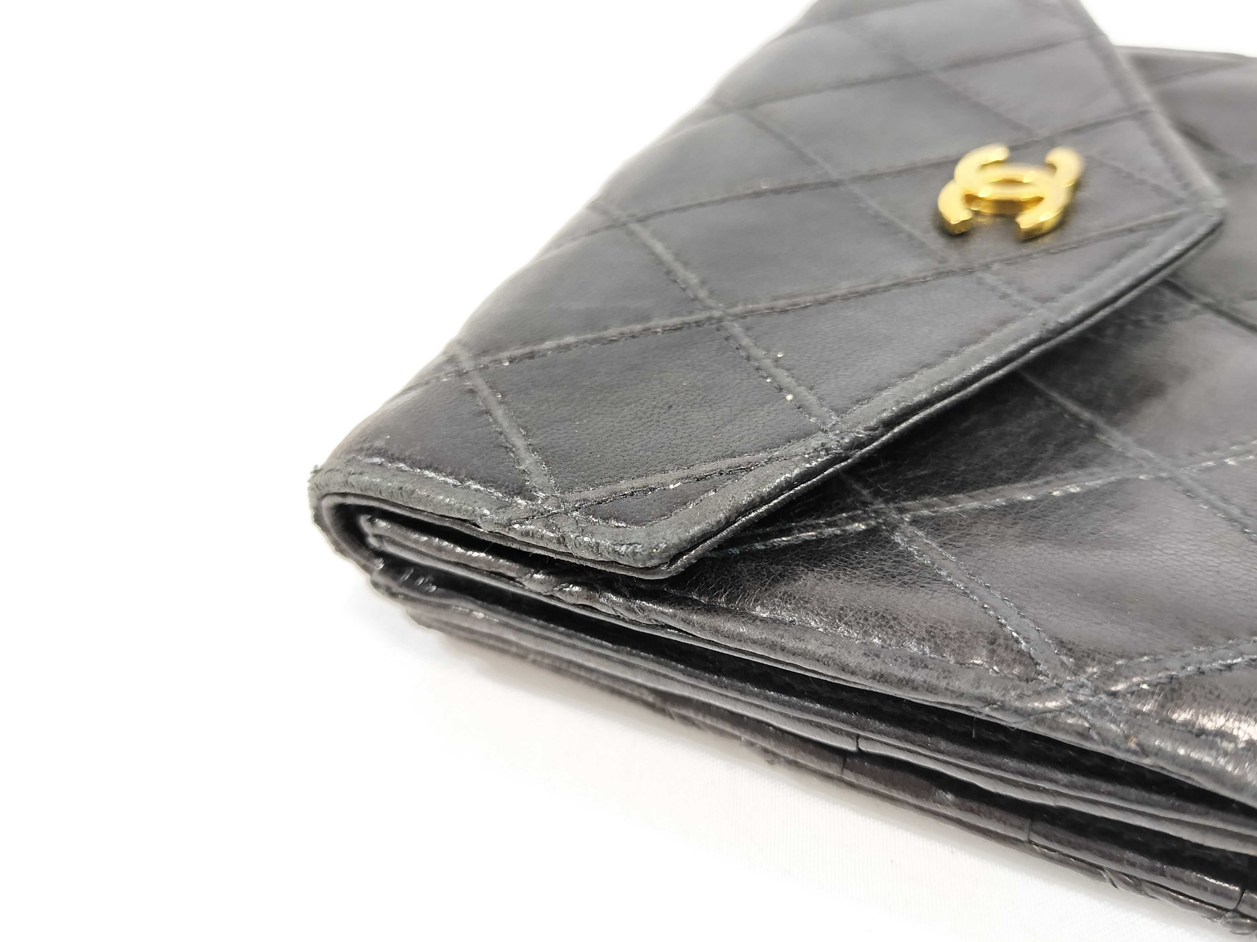 Calfskin Bicolore Double Snap Wallet with Box and Guarantee Card — view 15