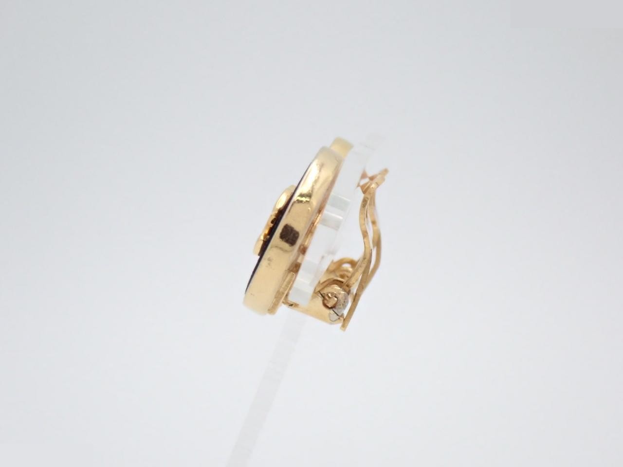 Coco Mark Gold Earrings — view 3
