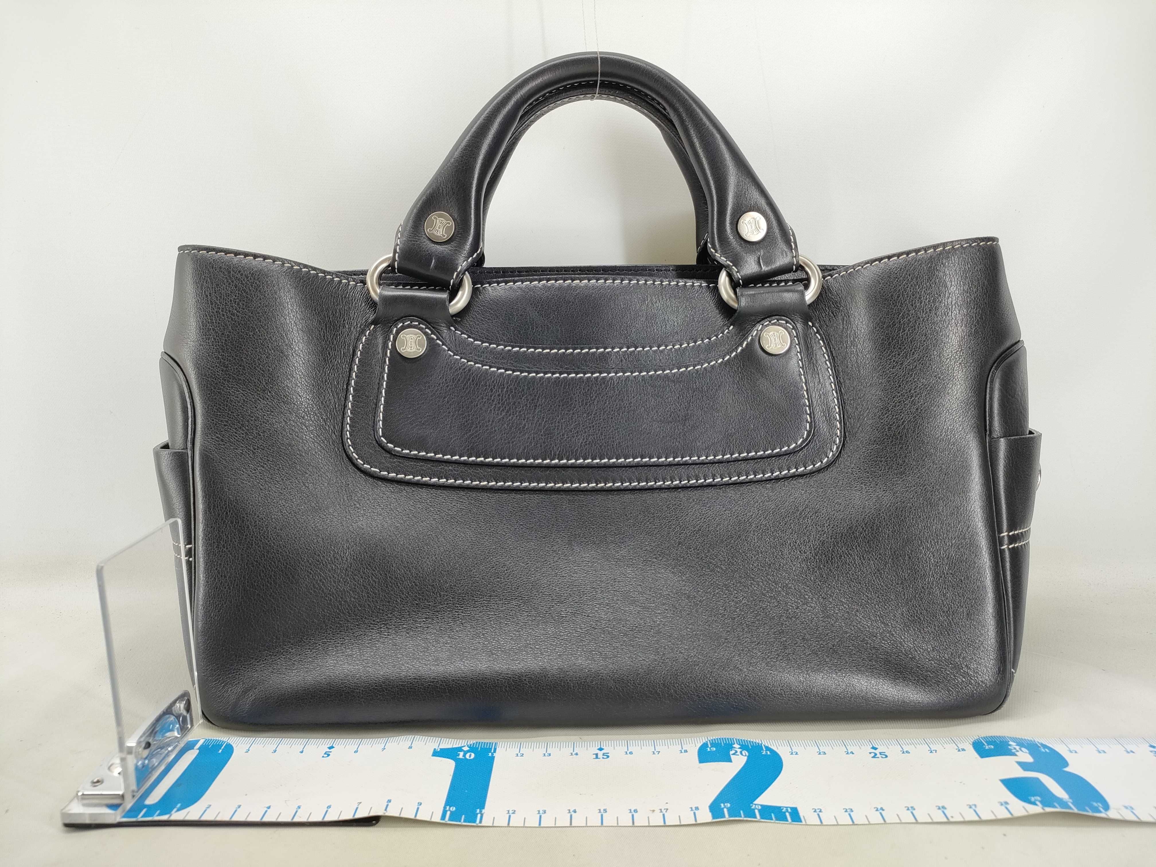 Boogie Bag, full leather, black handbag — view 2