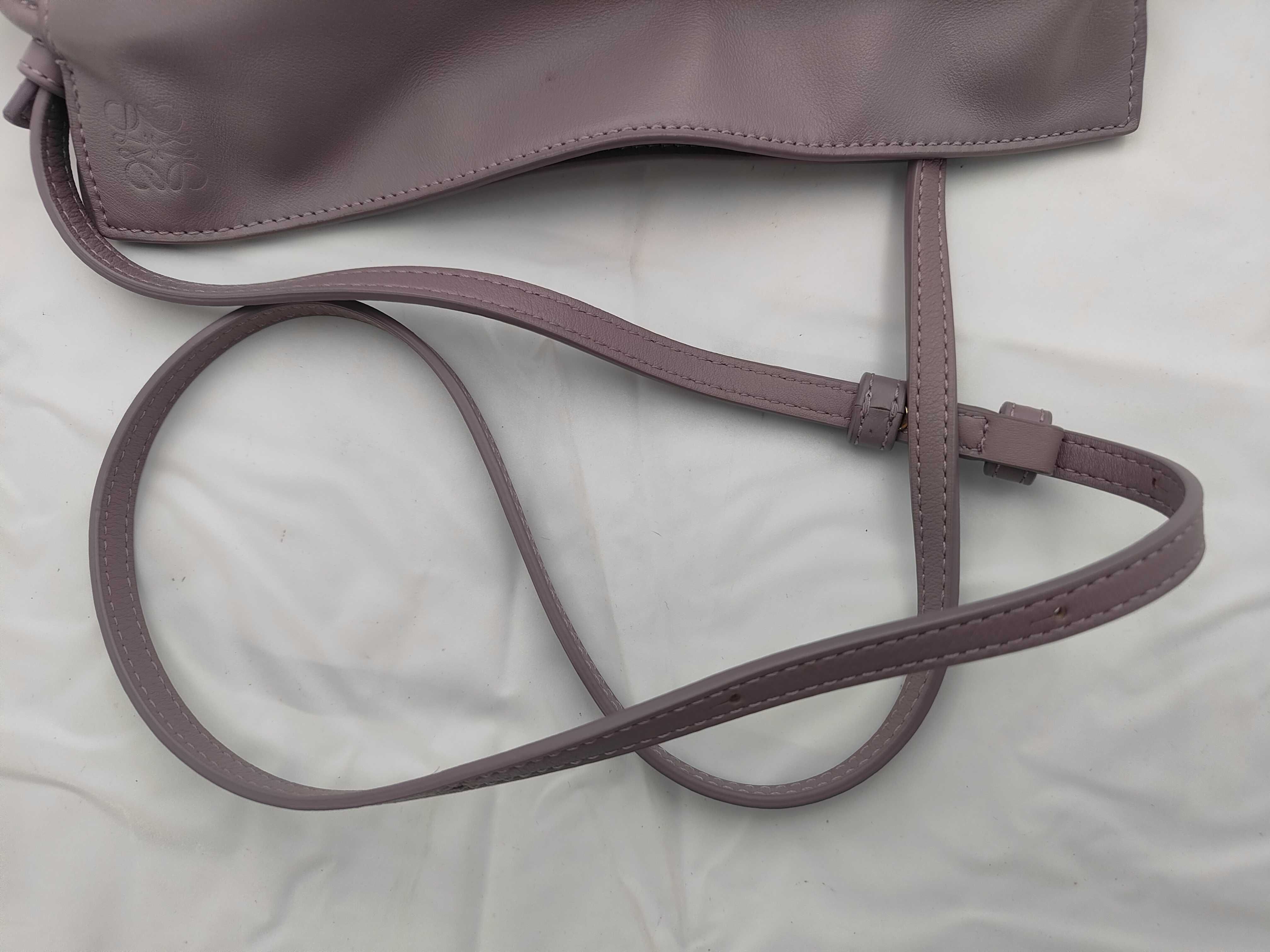 Flamenco Clutch Mini Crossbody Pouch Shoulder Bag in Dirty Mauve — view 3