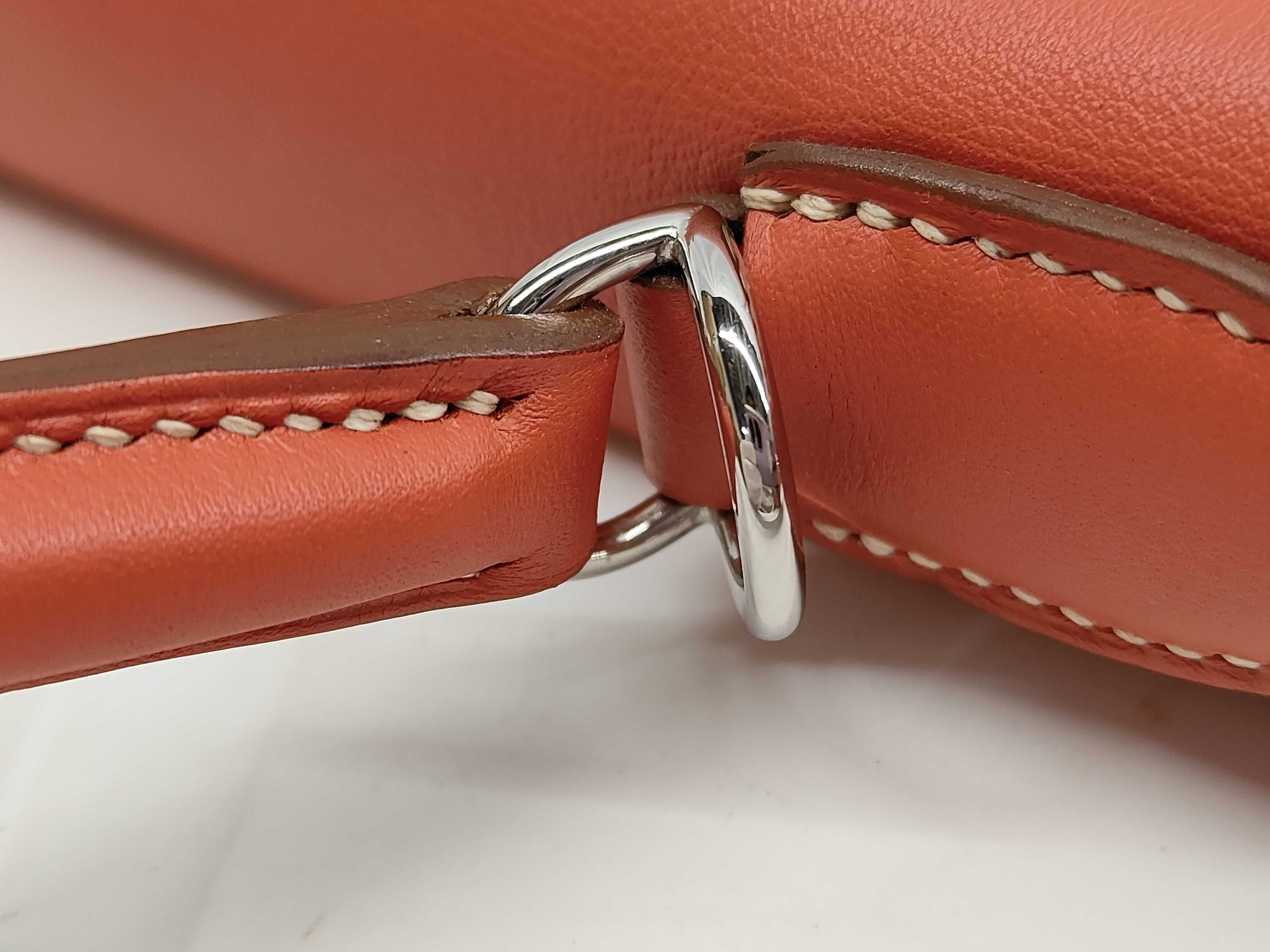 Kelly 32 Gillies Grand H/Swift Sanguine/P Hardware R Stamp Handbag — view 4