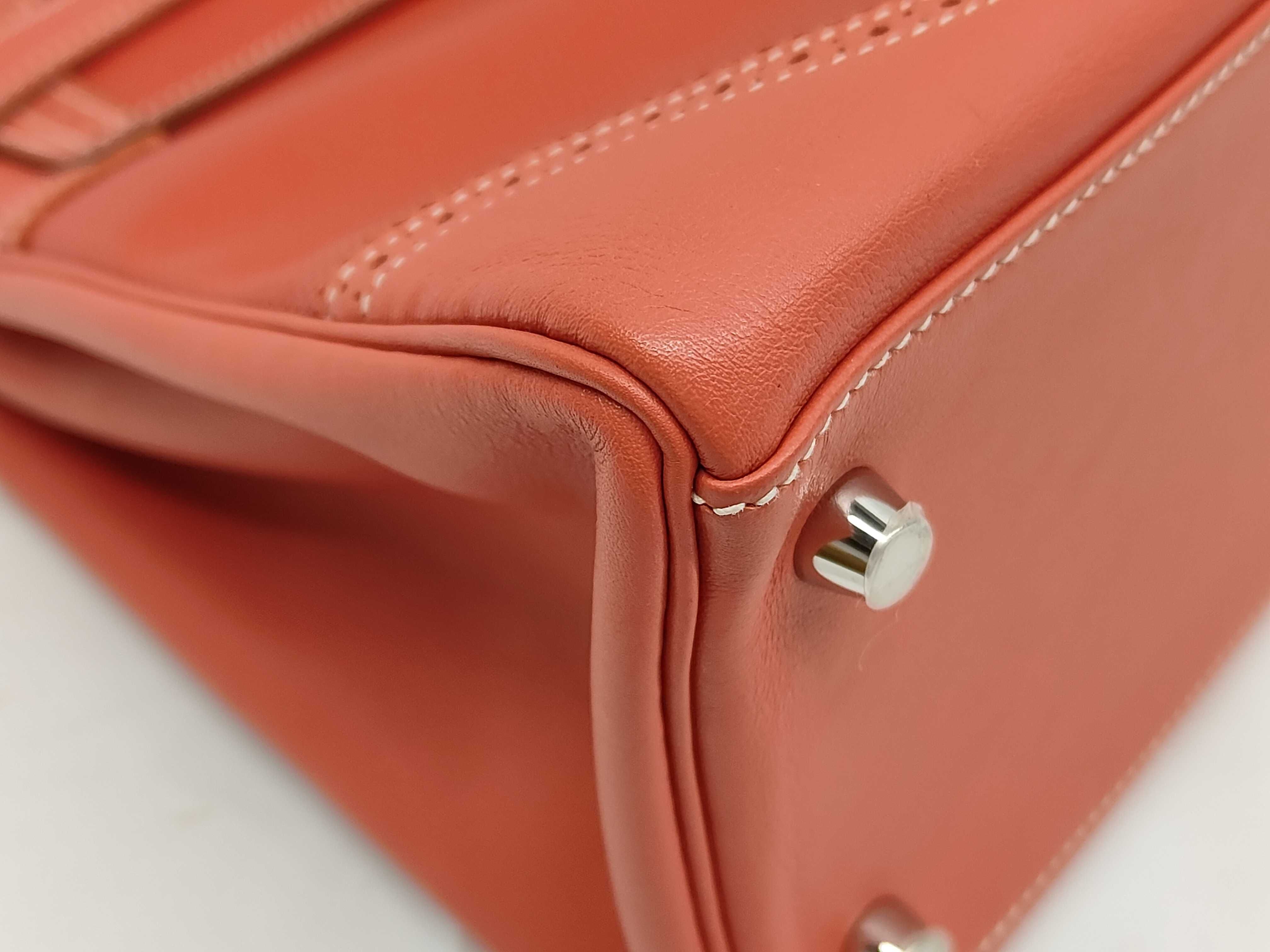 Kelly 32 Gillies Grand H/Swift Sanguine/P Hardware R Stamp Handbag — view 5