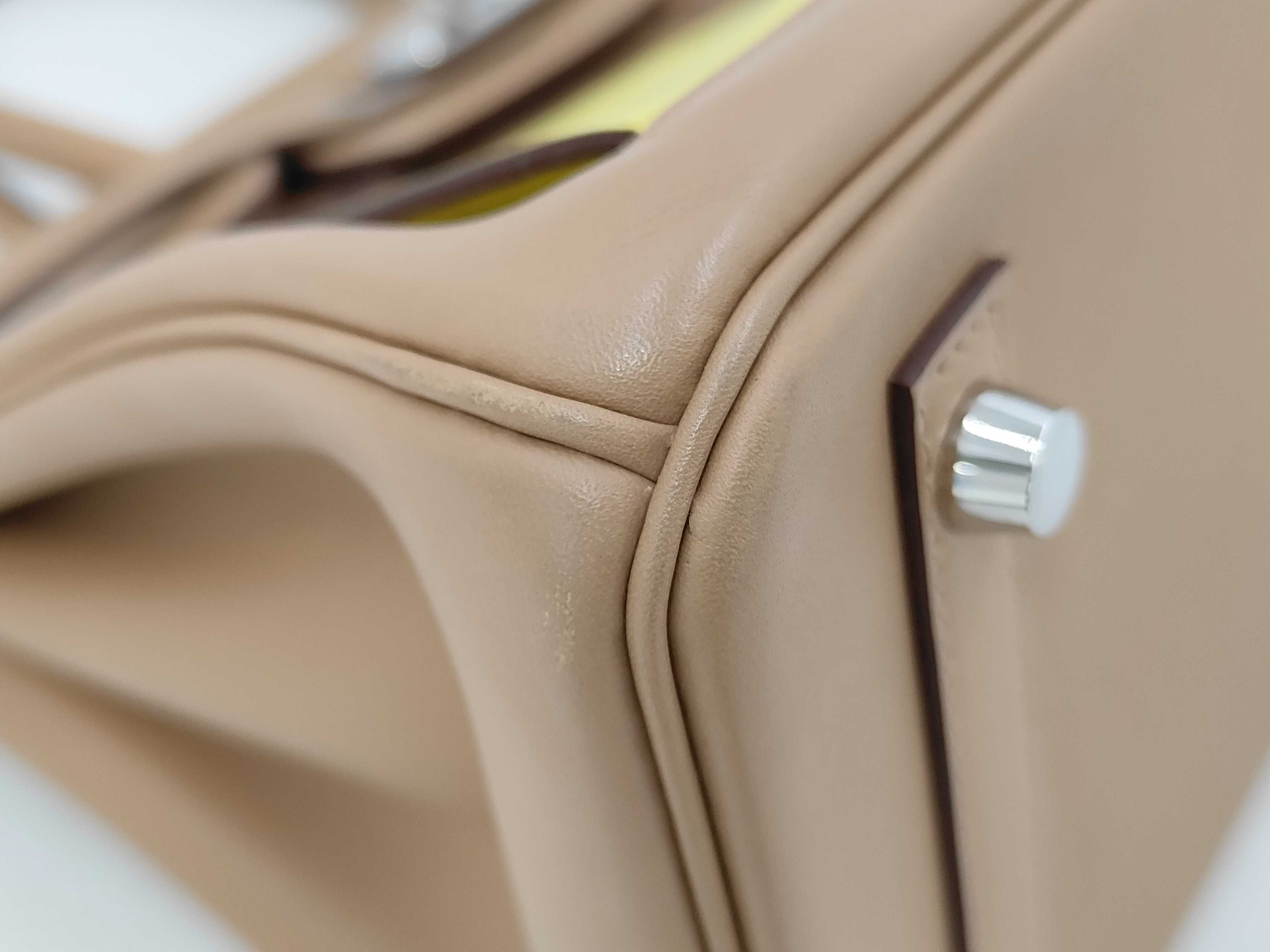 Birkin 30 Colourmatic Chai Swift B-stamp Tote Bag — view 7