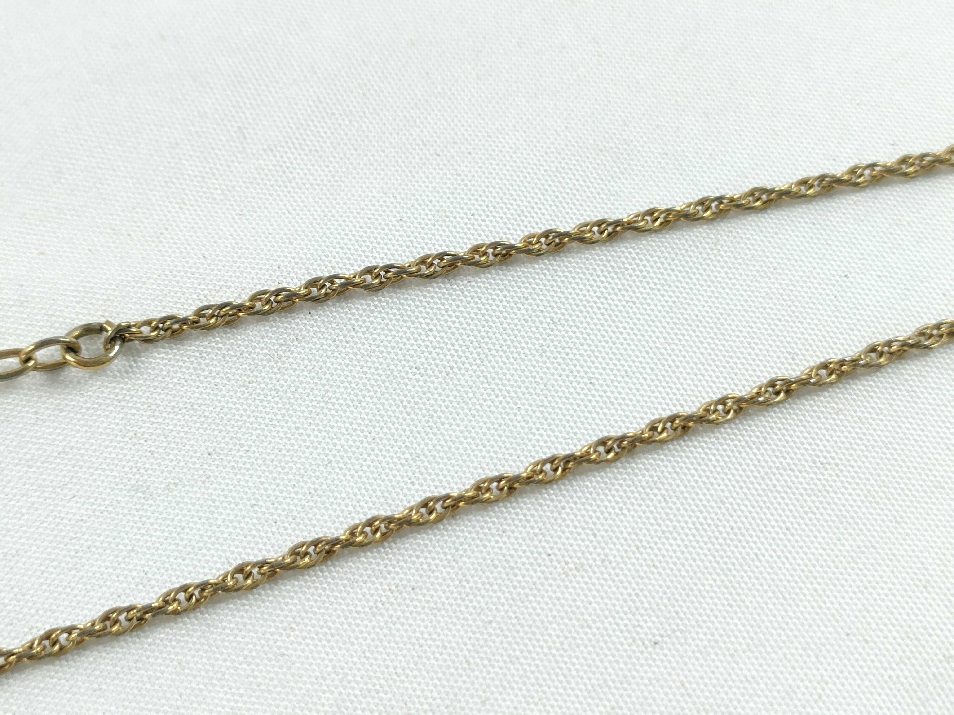 Christian necklace with heart charm, gold necklace — view 5