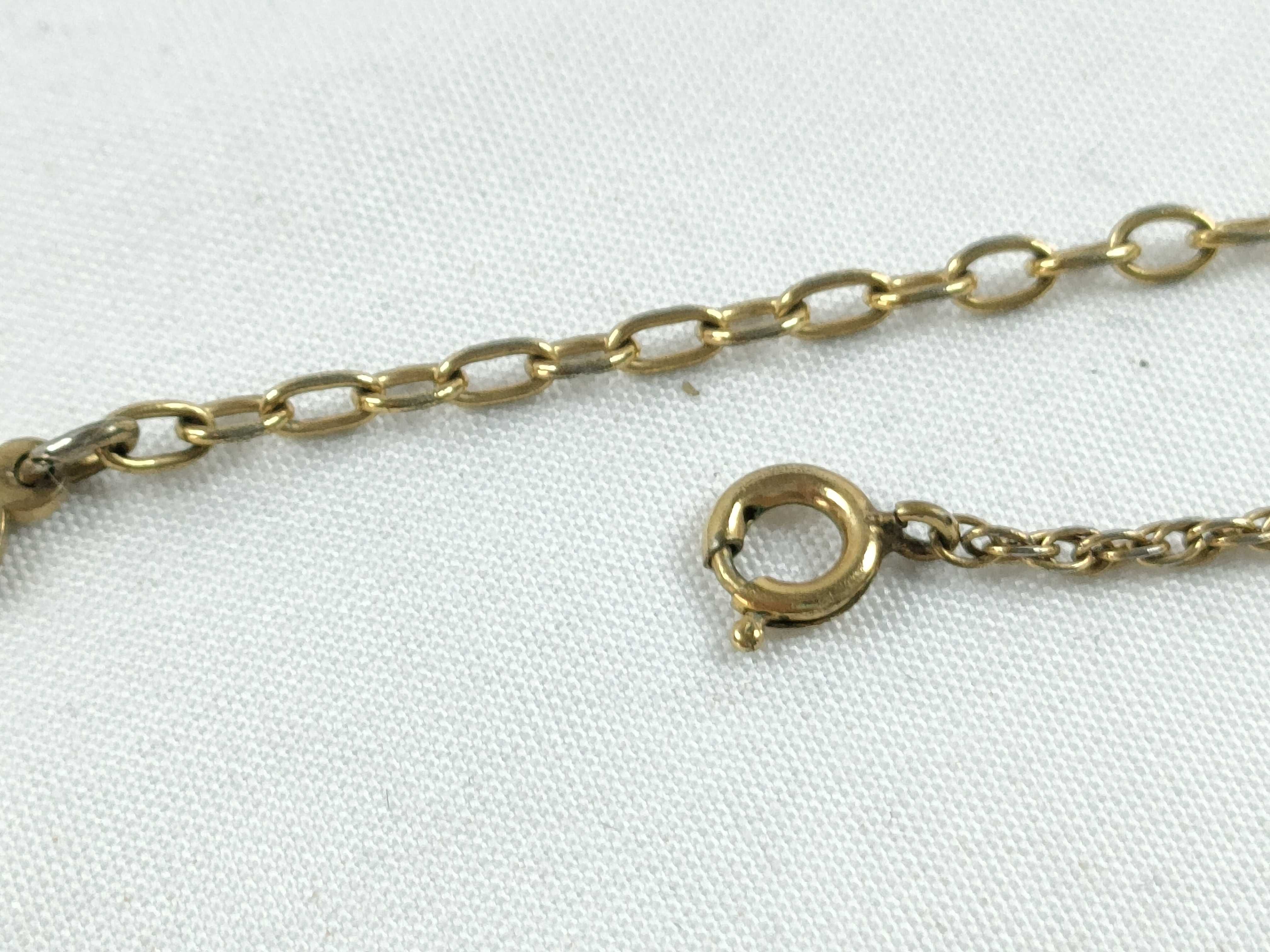 Christian necklace with heart charm, gold necklace — view 7