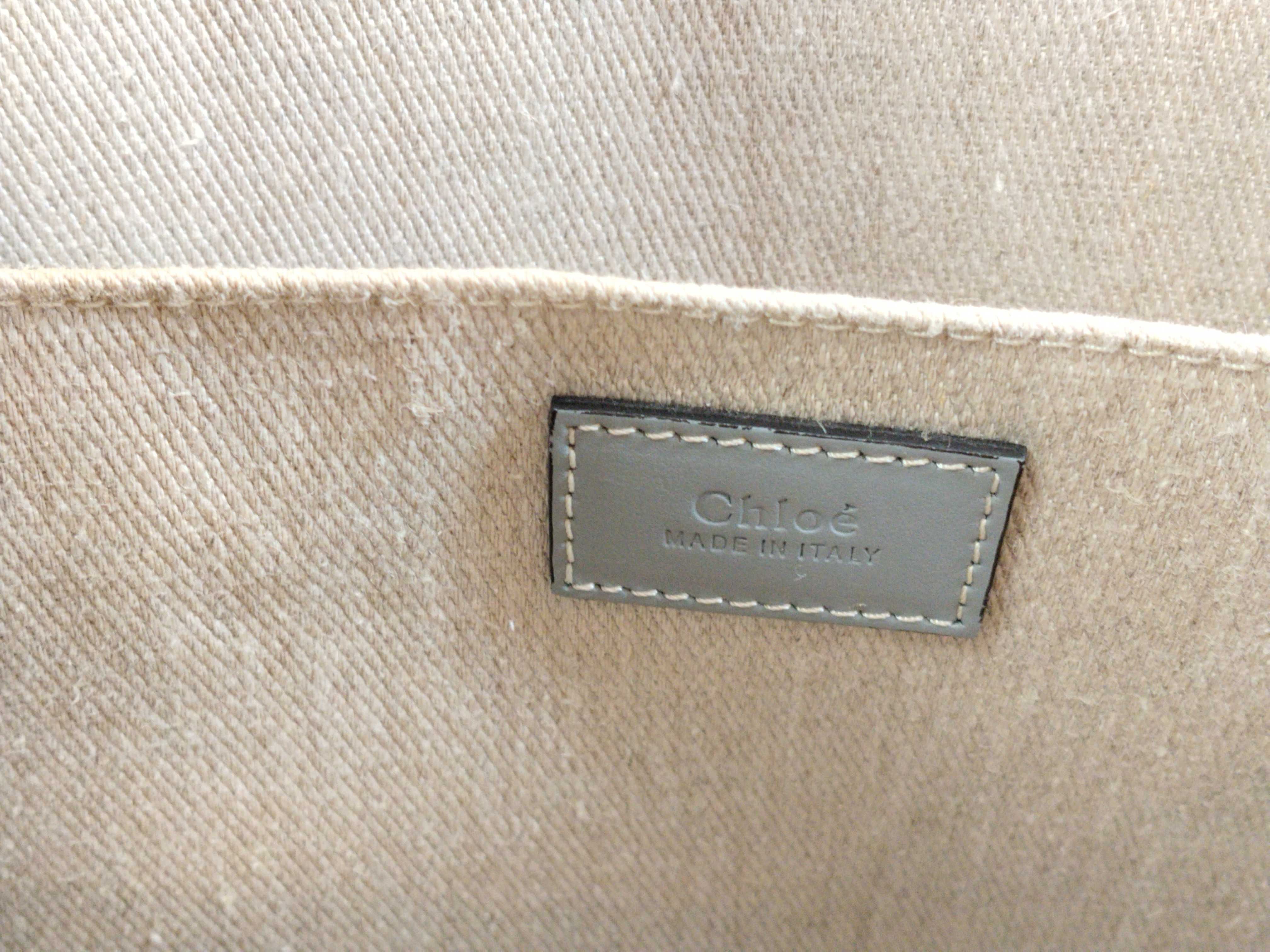 Woody Medium Canvas x Leather Tote Bag, Beige x Brown, D2QQK0 Tote Bag — view 11