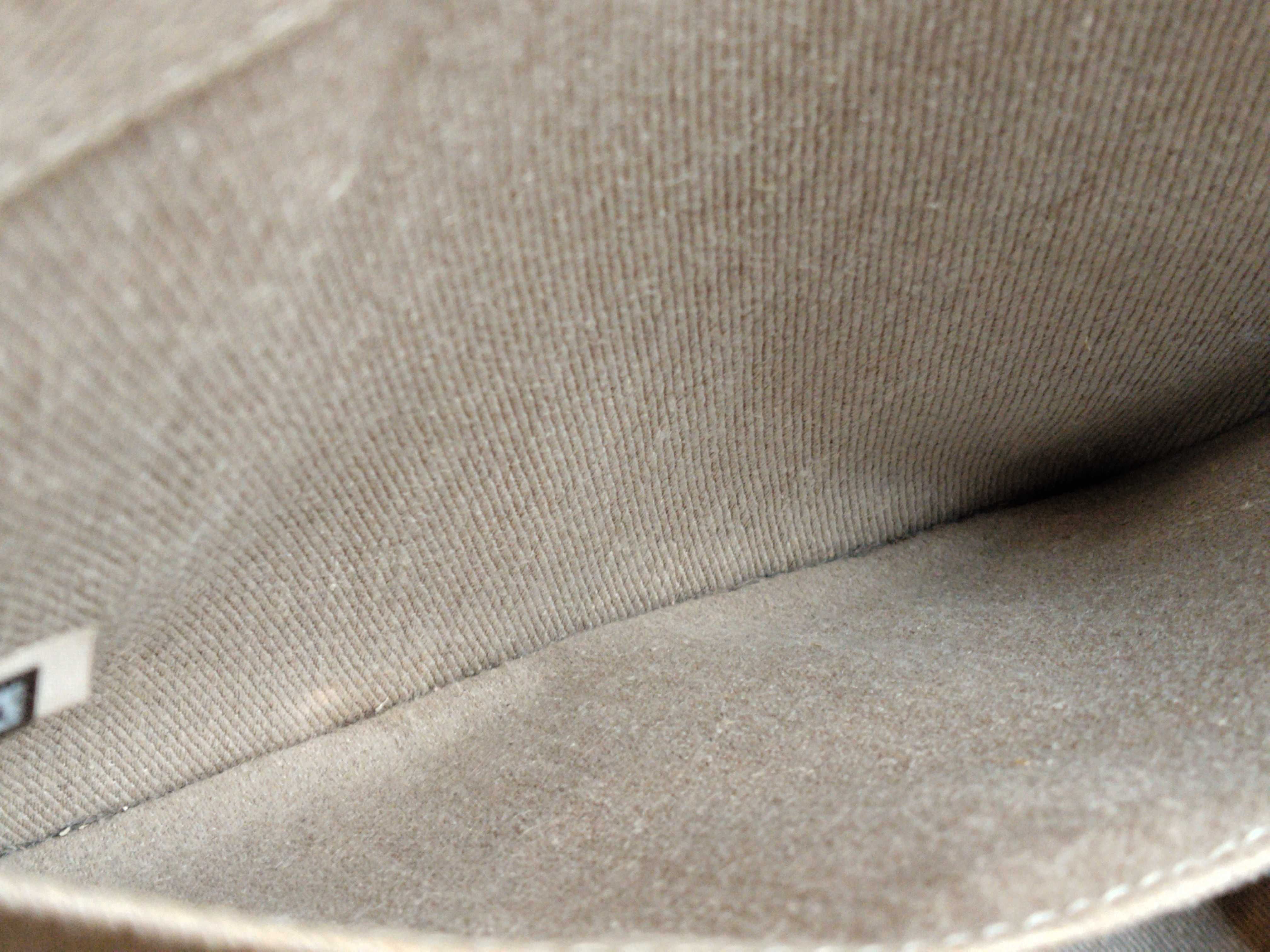 Woody Medium Canvas x Leather Tote Bag, Beige x Brown, D2QQK0 Tote Bag — view 12