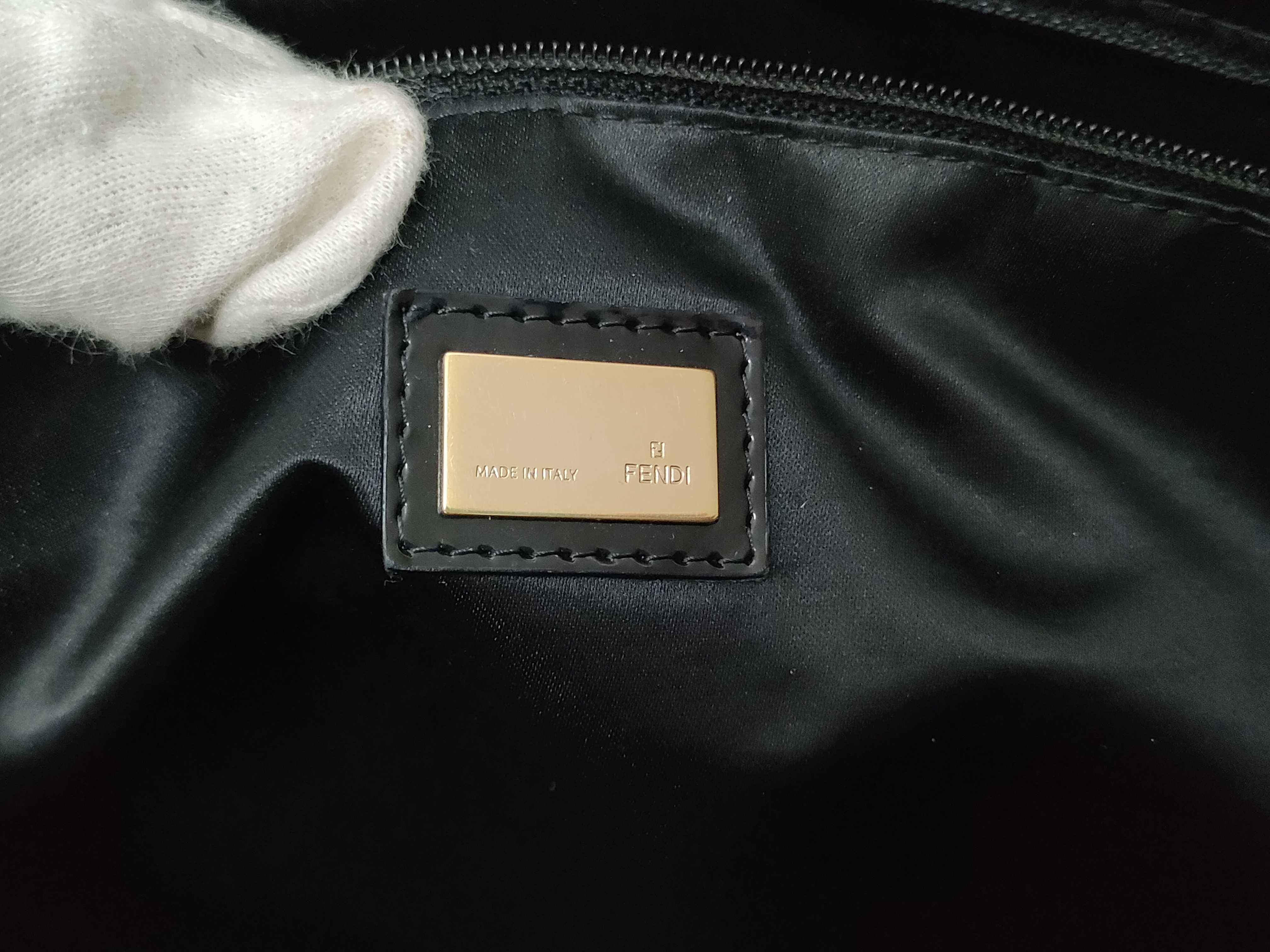 Zucca pattern FF Logo Quilted Tote Bag — view 11